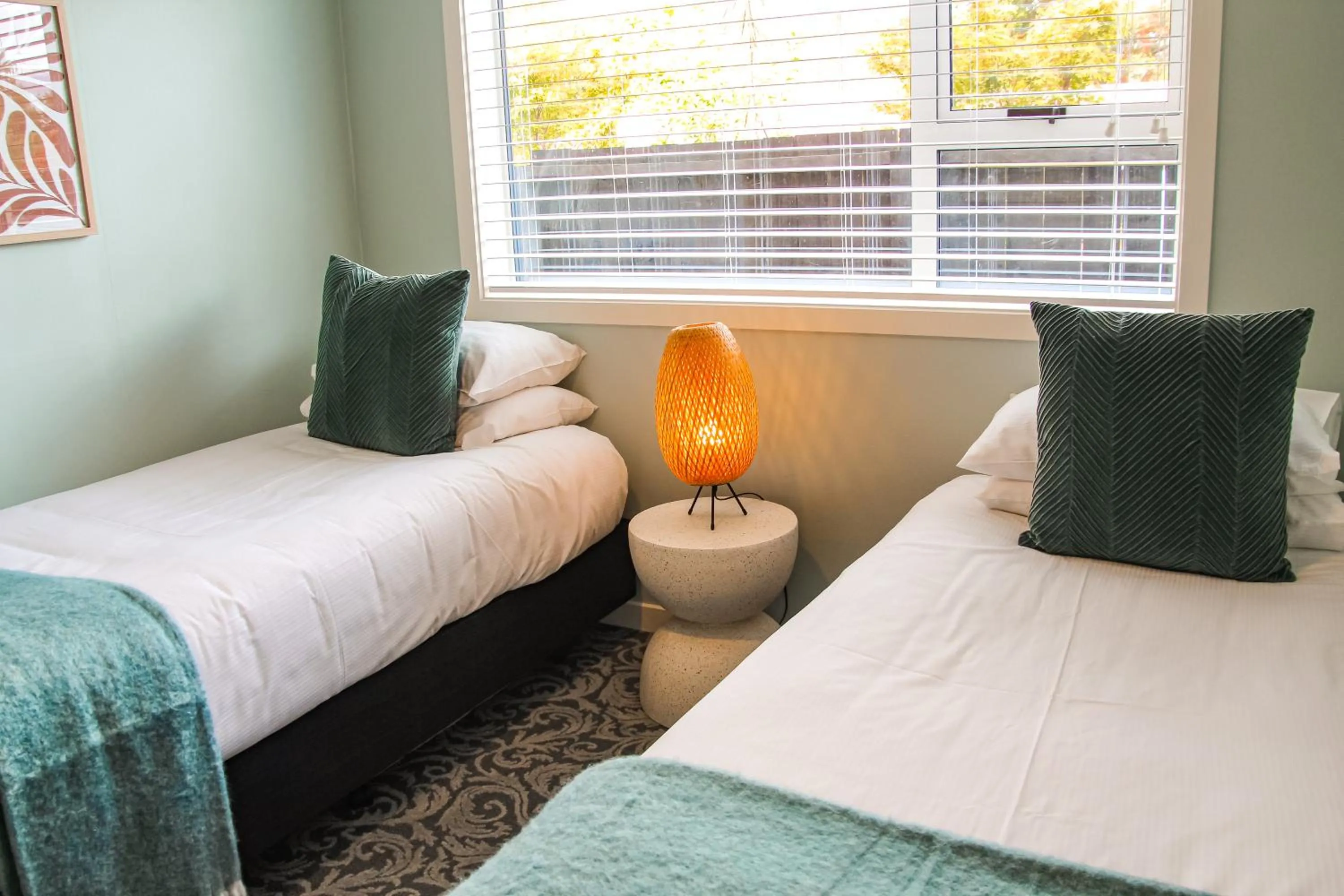 Bed in Arrowtown Motel