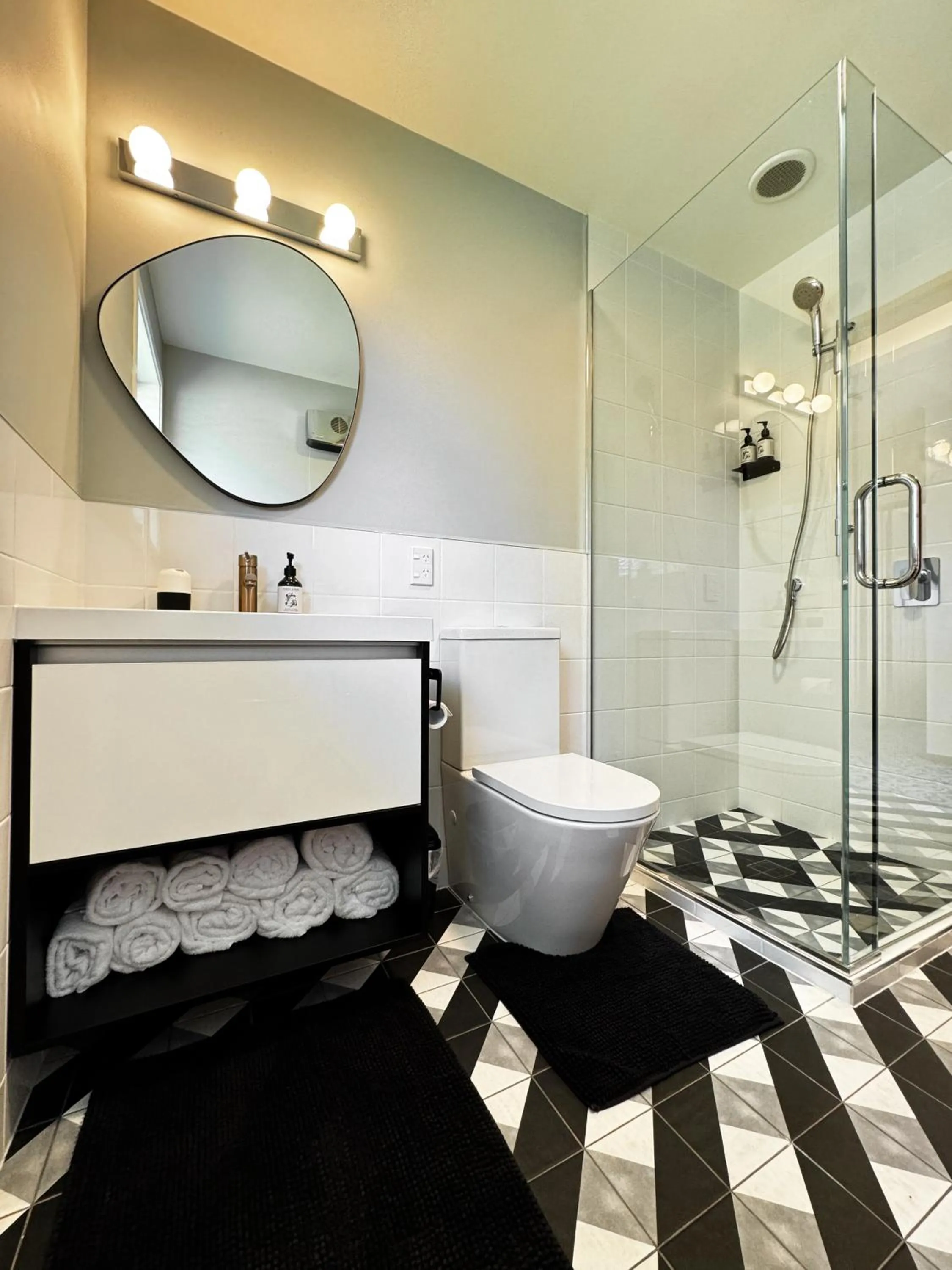 Shower in Arrowtown Motel