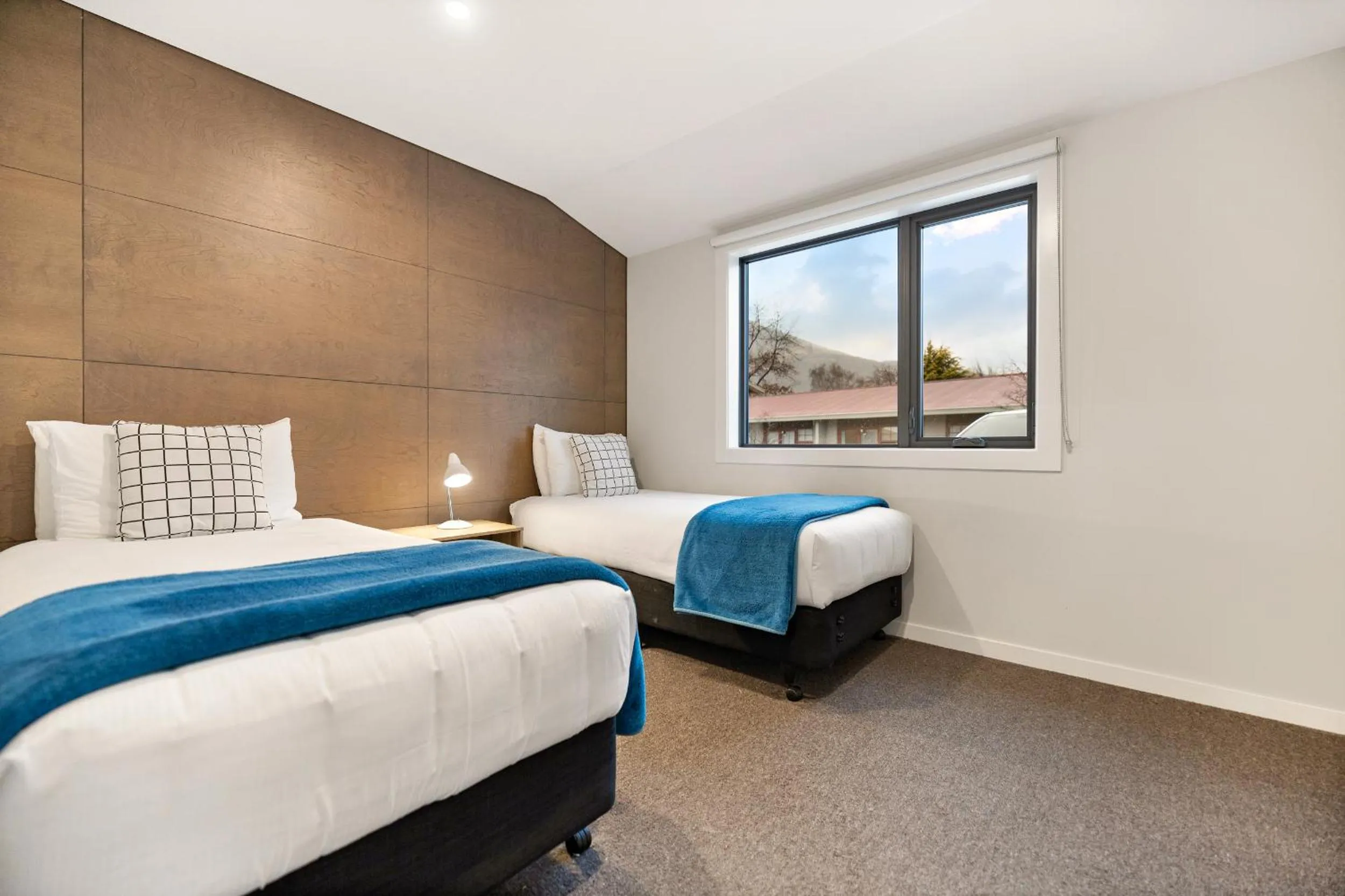 Bed in Arrowtown Motel