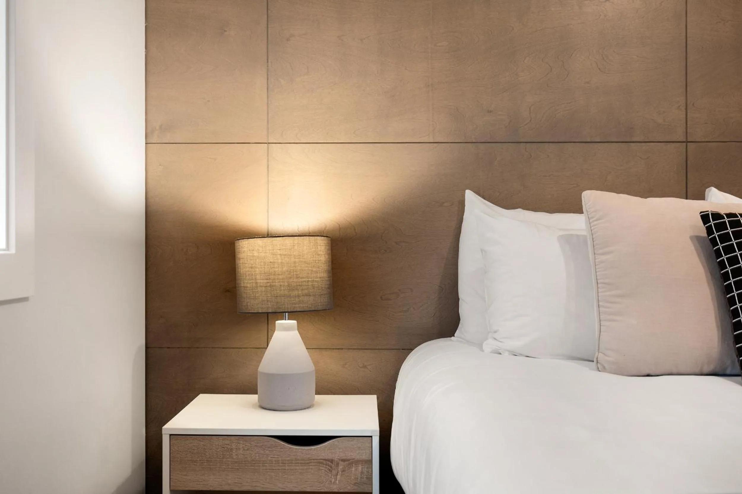 Bed in Arrowtown Motel