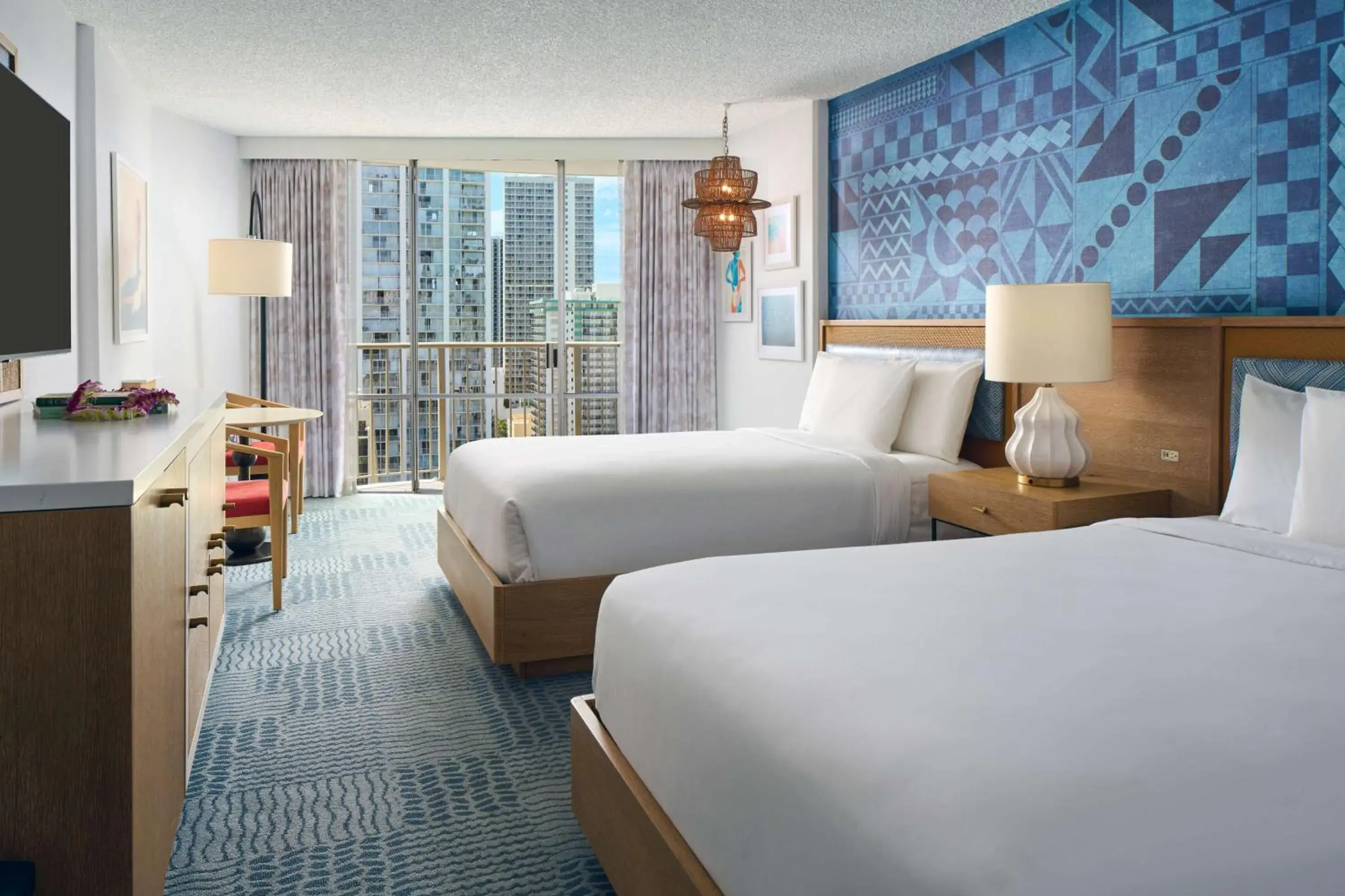 Accessible Waikiki View with Two Double Beds in OUTRIGGER Waikiki Paradise Hotel Accessible Waikiki View with Two Double Beds in OUTRIGGER Waikiki Paradise Hotel