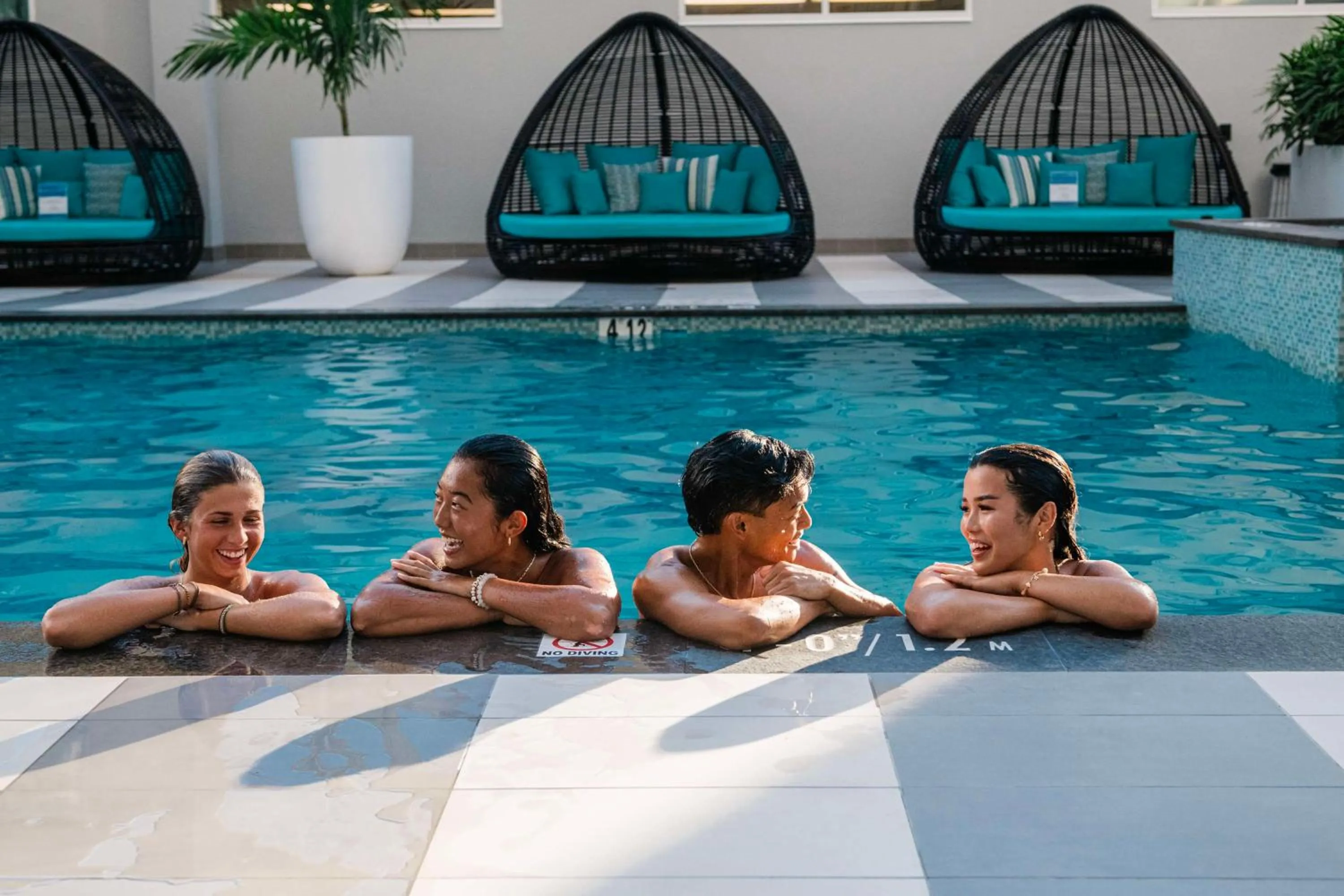 Pool view in OUTRIGGER Waikiki Paradise Hotel