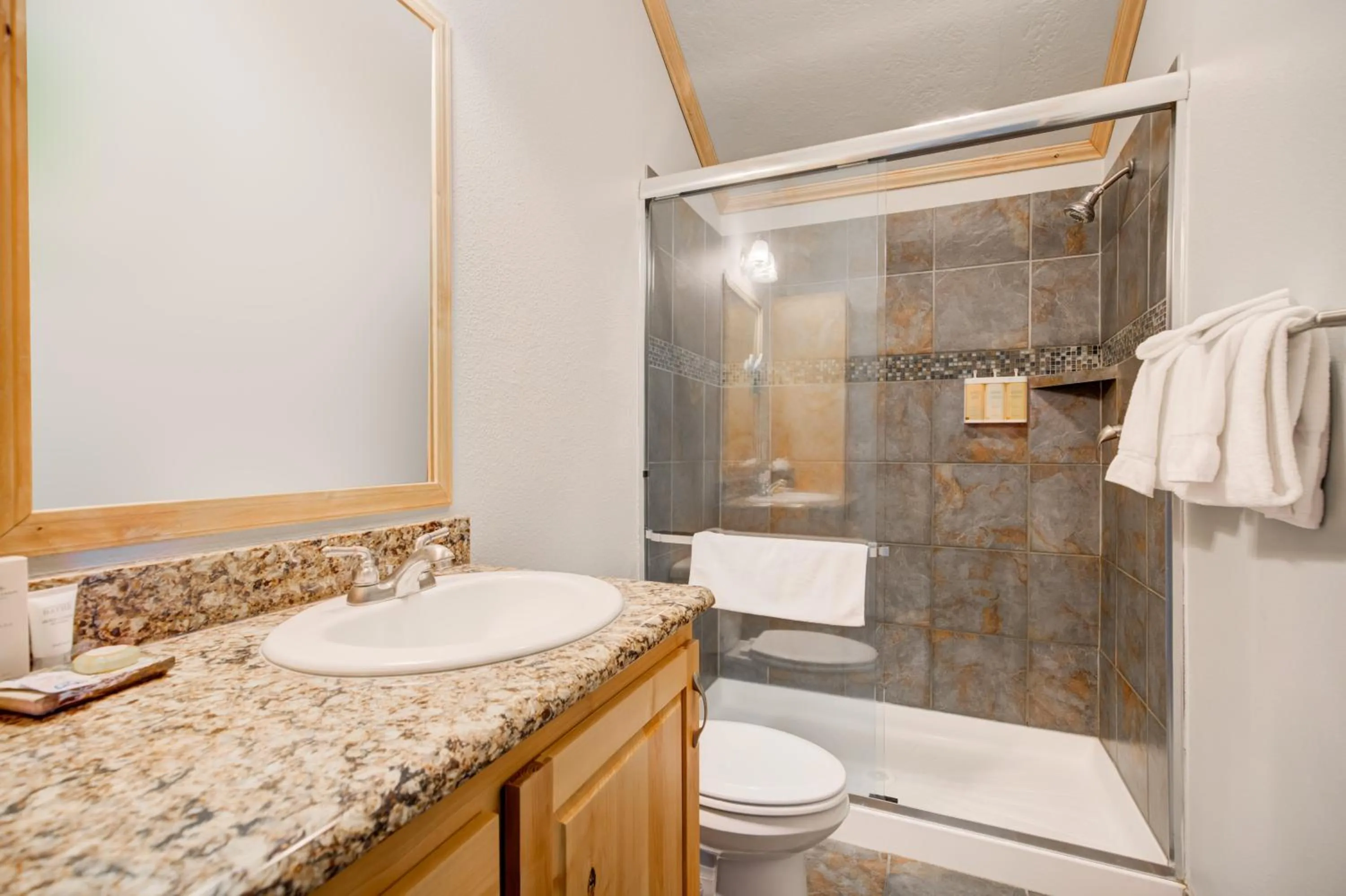 Shower in Explorer Cabins at Yellowstone
