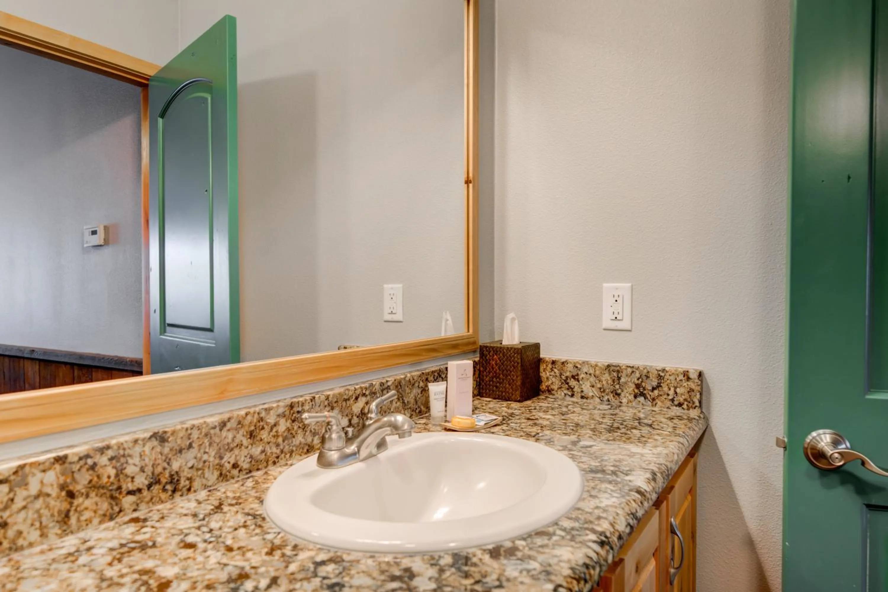 Bathroom in Explorer Cabins at Yellowstone