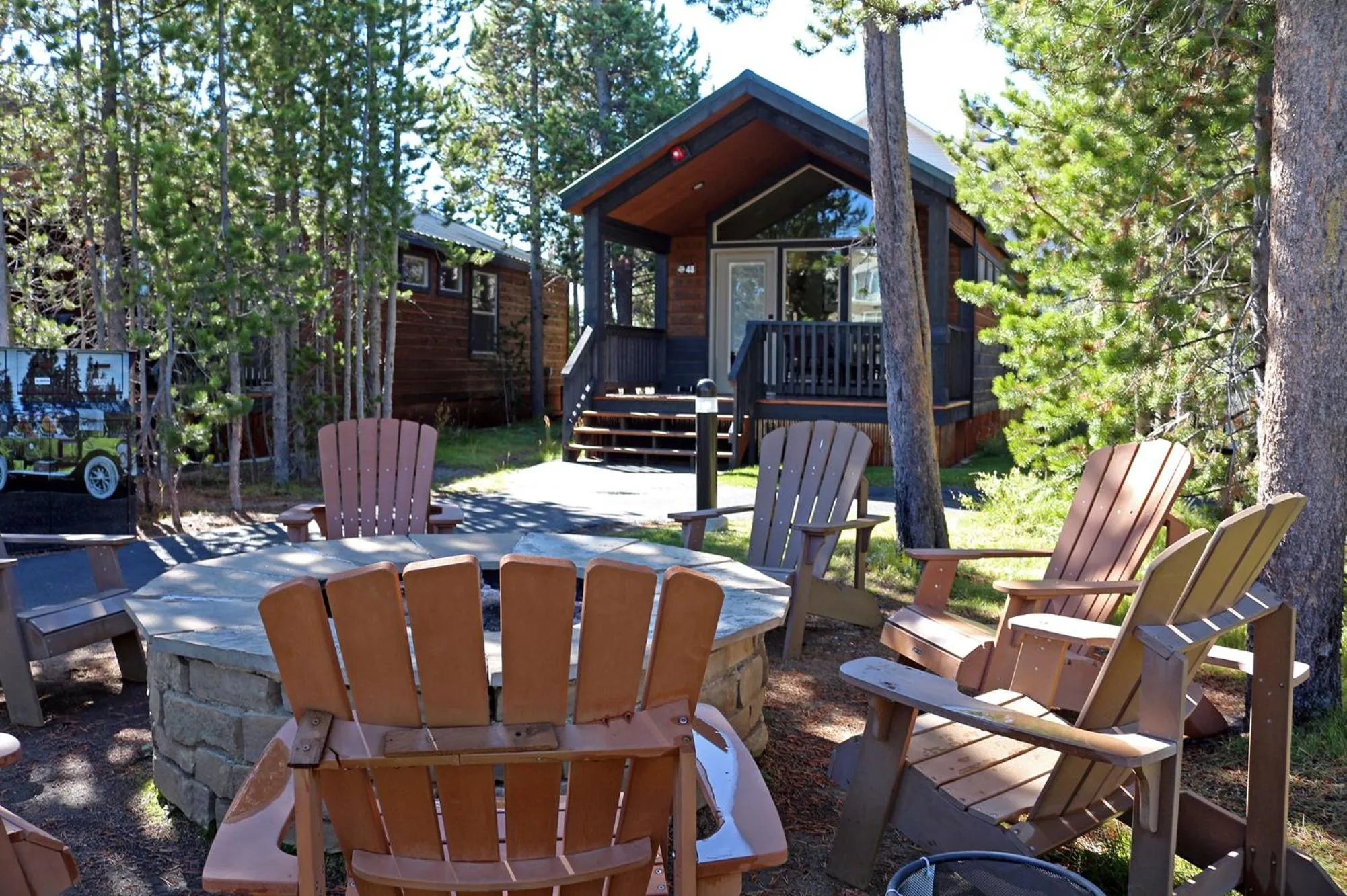 Property building in Explorer Cabins at Yellowstone