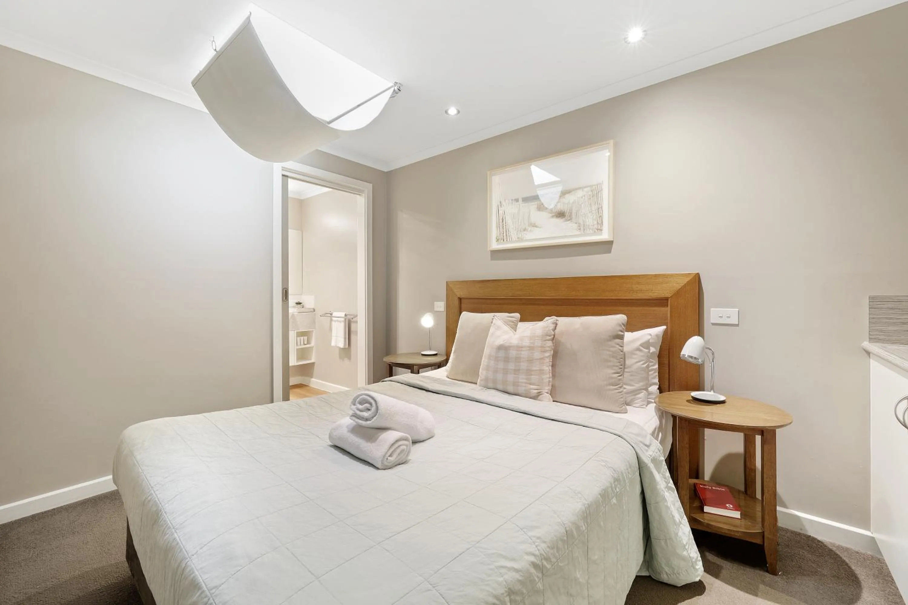 Bed in Sea Foam Villas