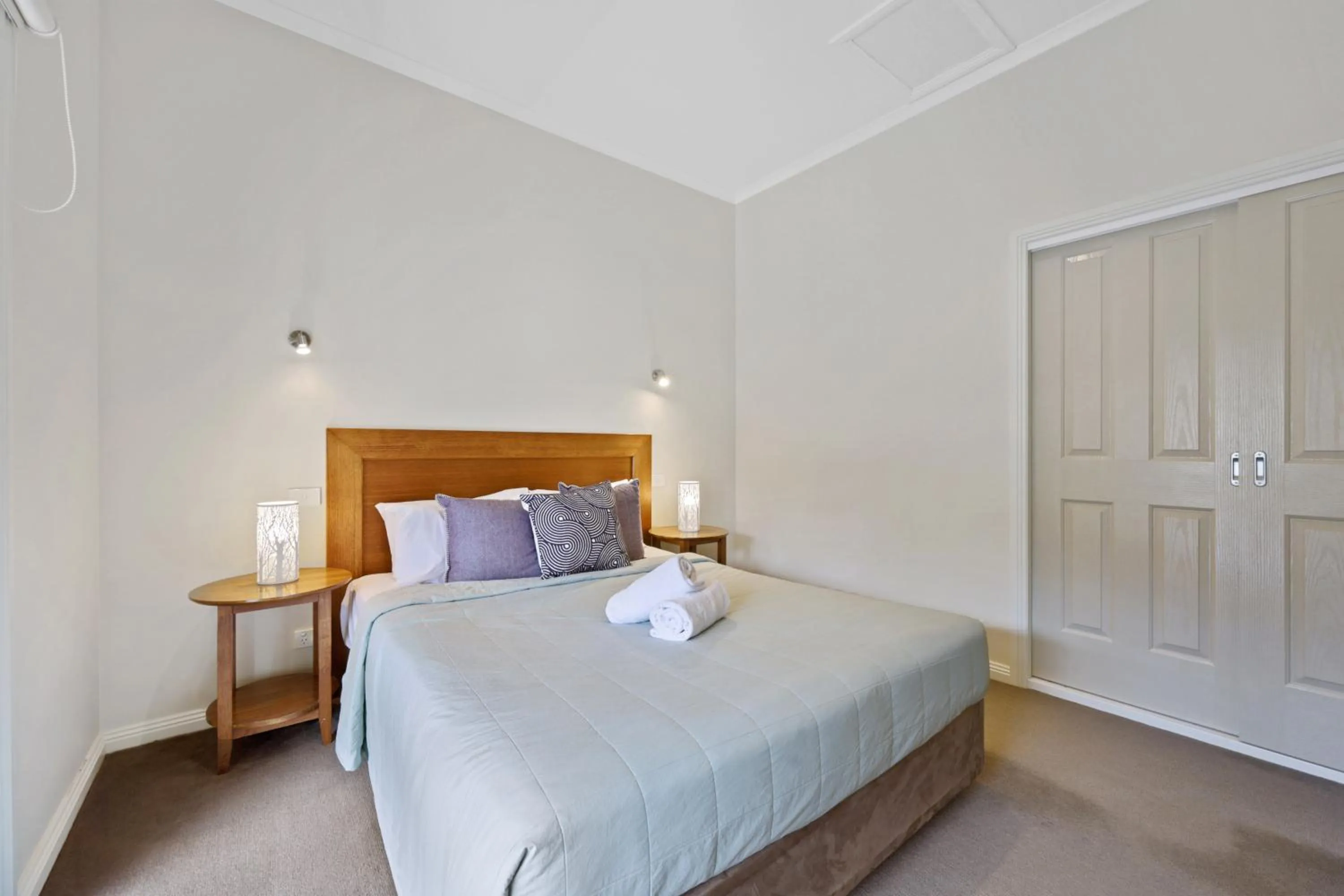 Bed in Sea Foam Villas