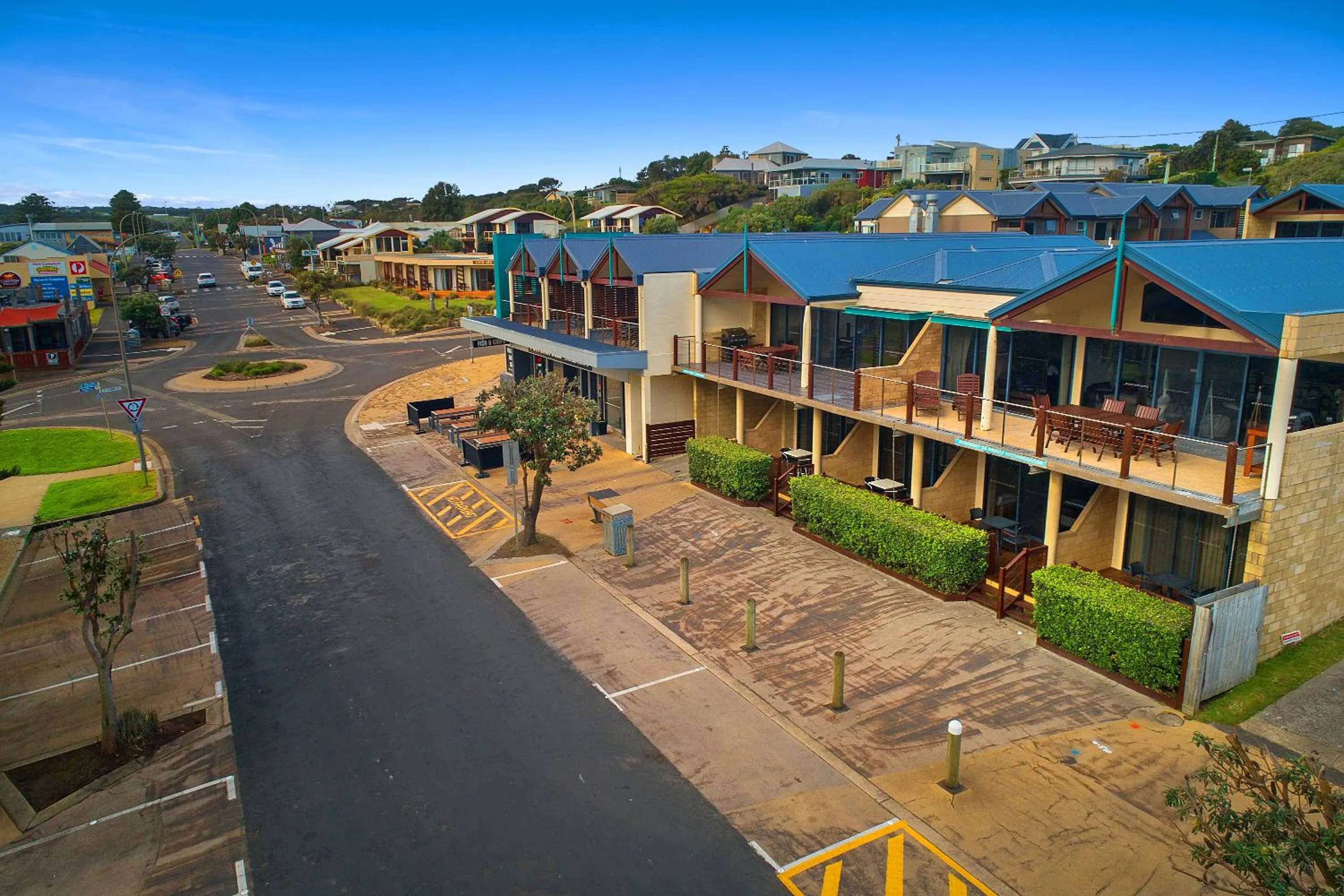 Bird's eye view in Sea Foam Villas