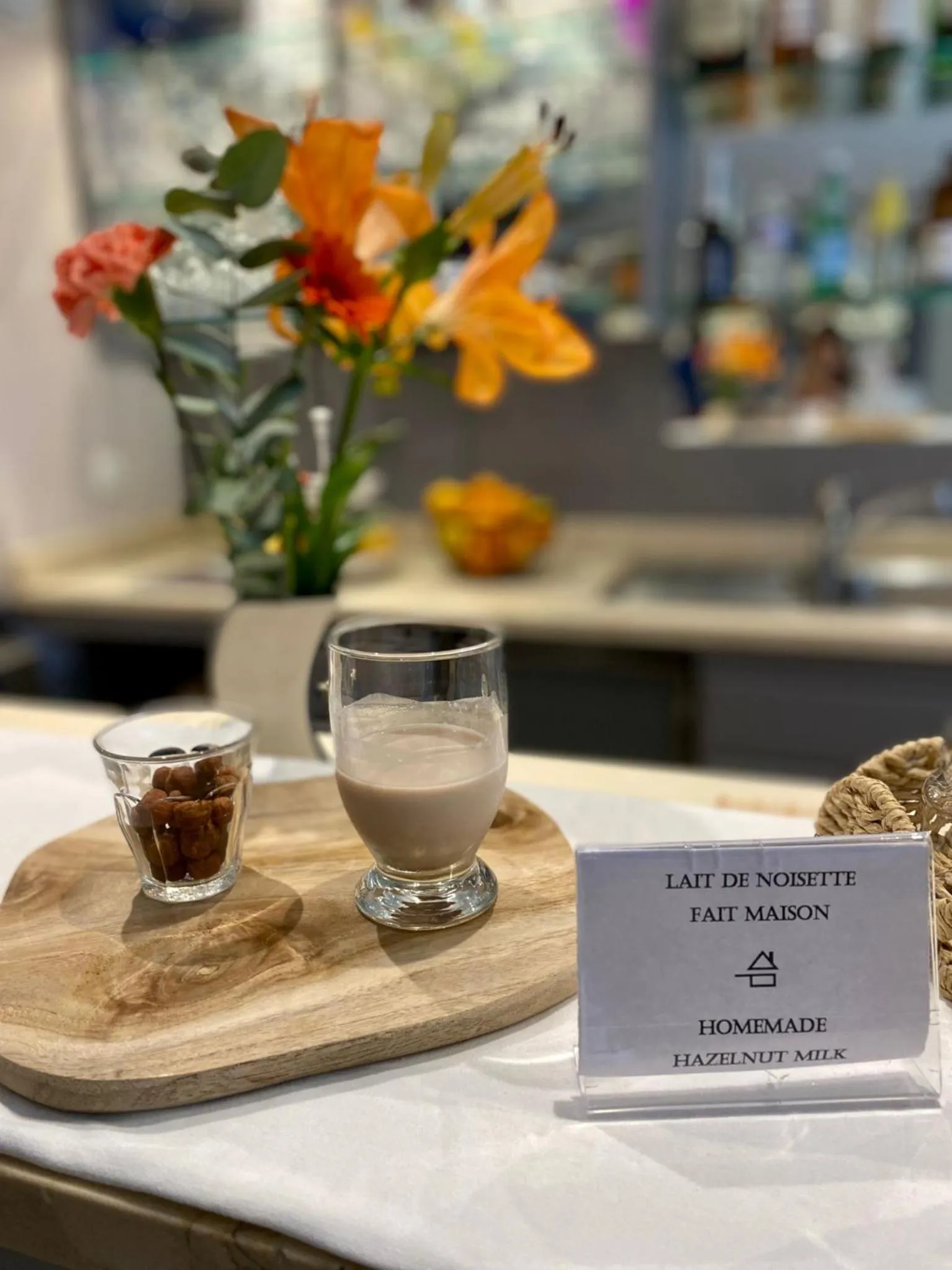 Food and drinks in Hôtel de la Fontaine