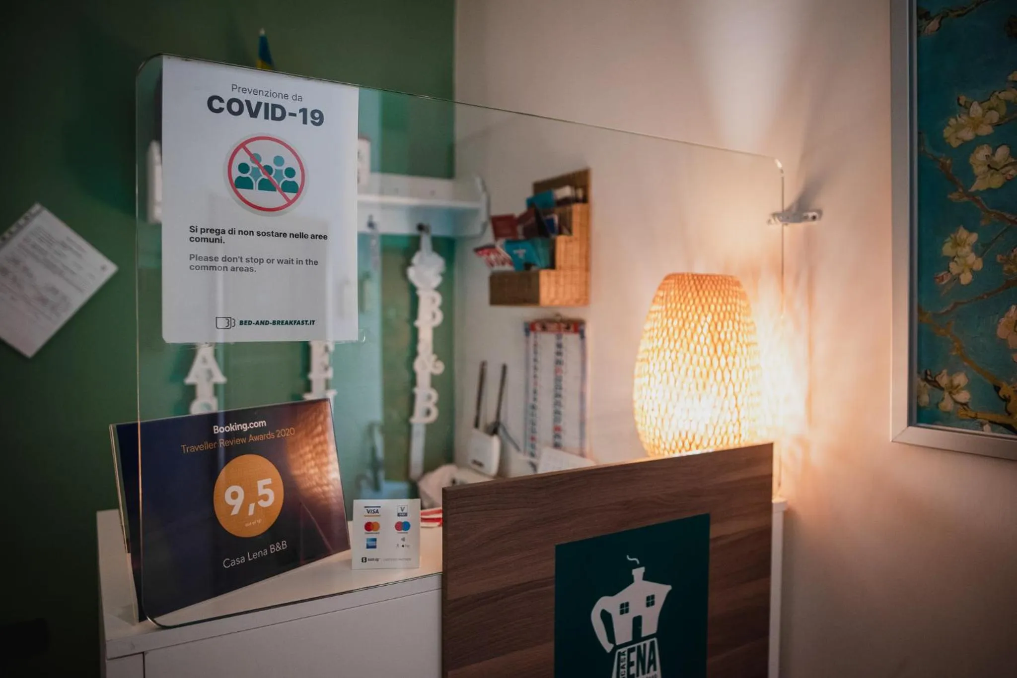 Lobby or reception in Casa Lena B&B