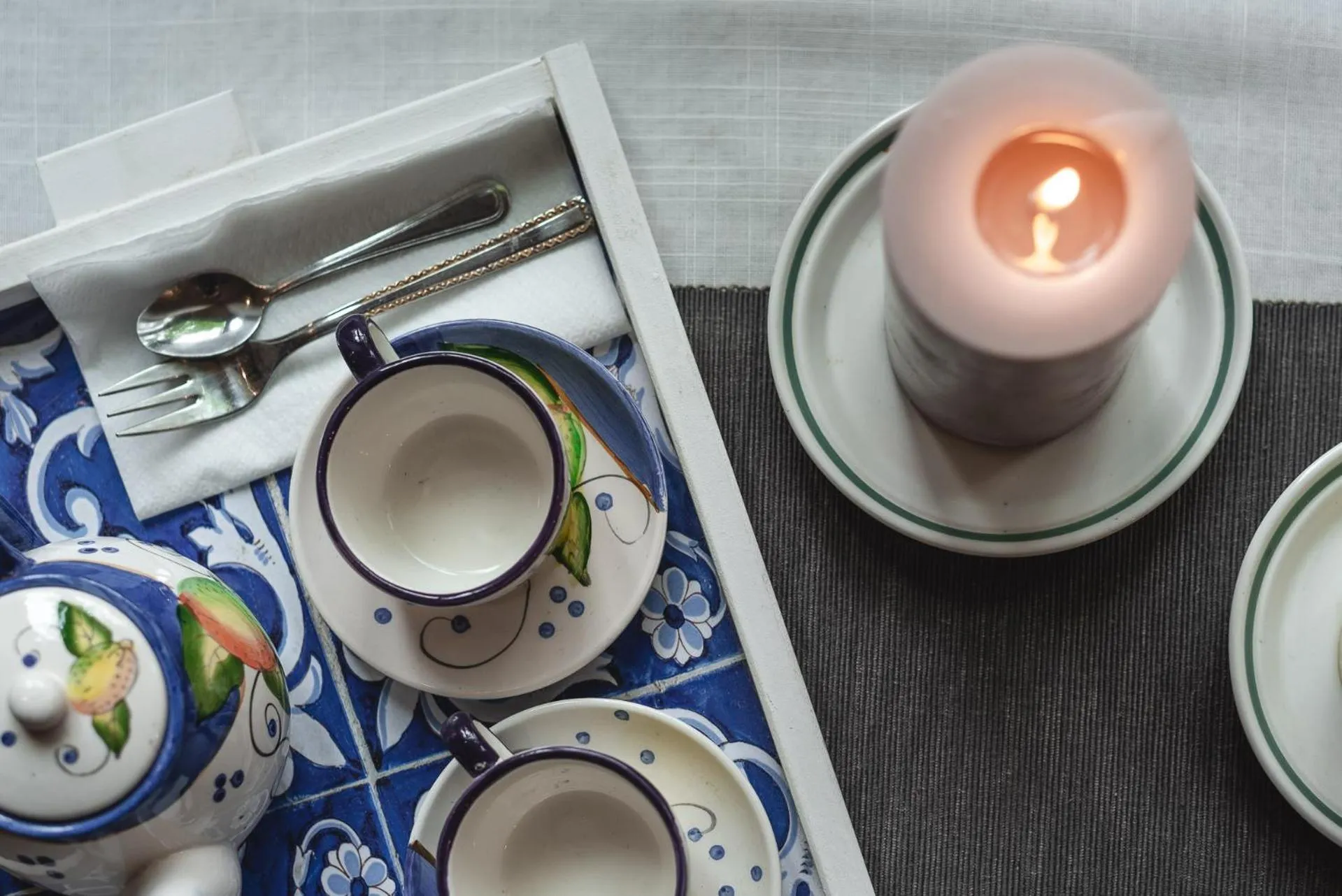 Decorative detail in Casa Lena B&B