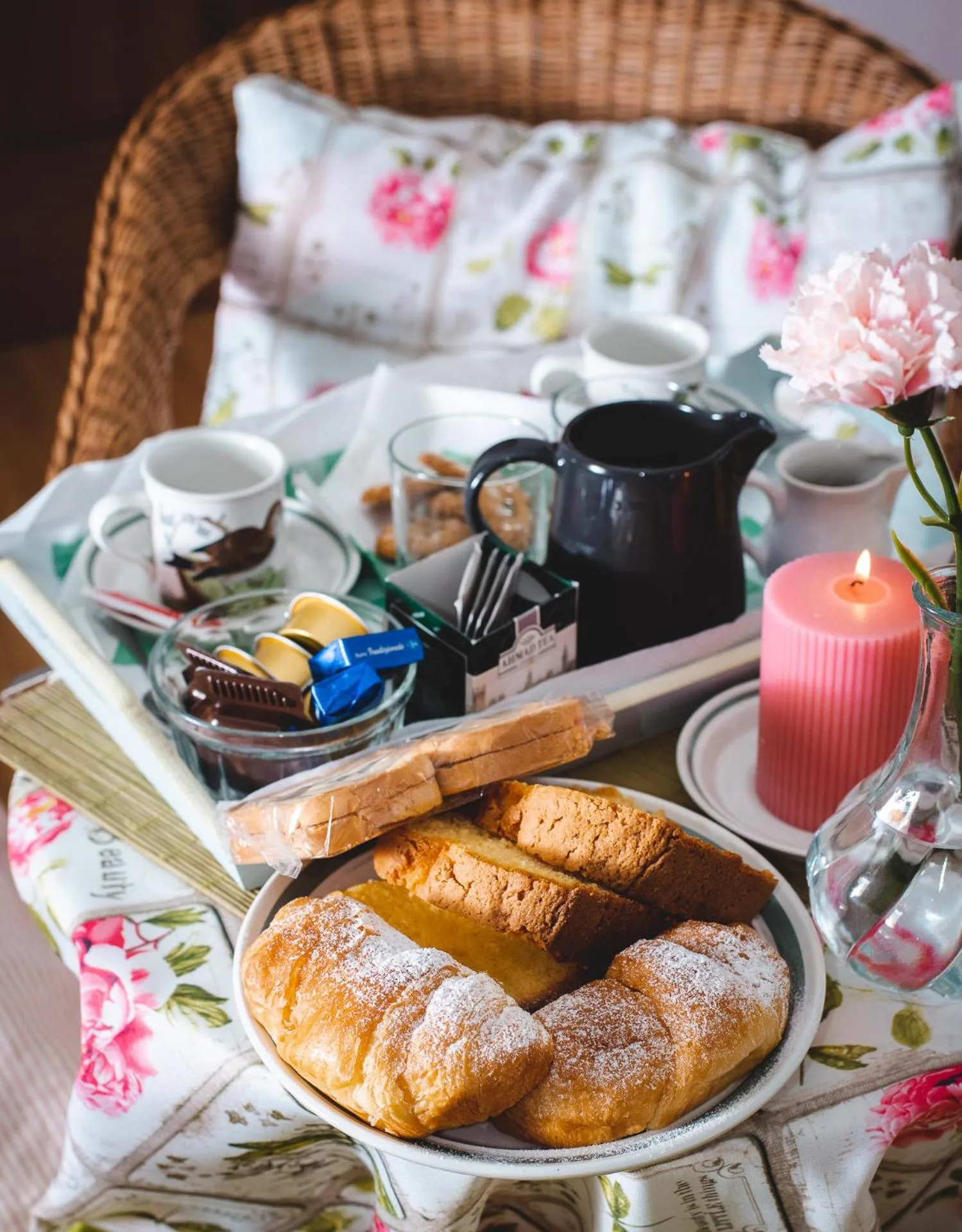 Food and drinks in Casa Lena B&B