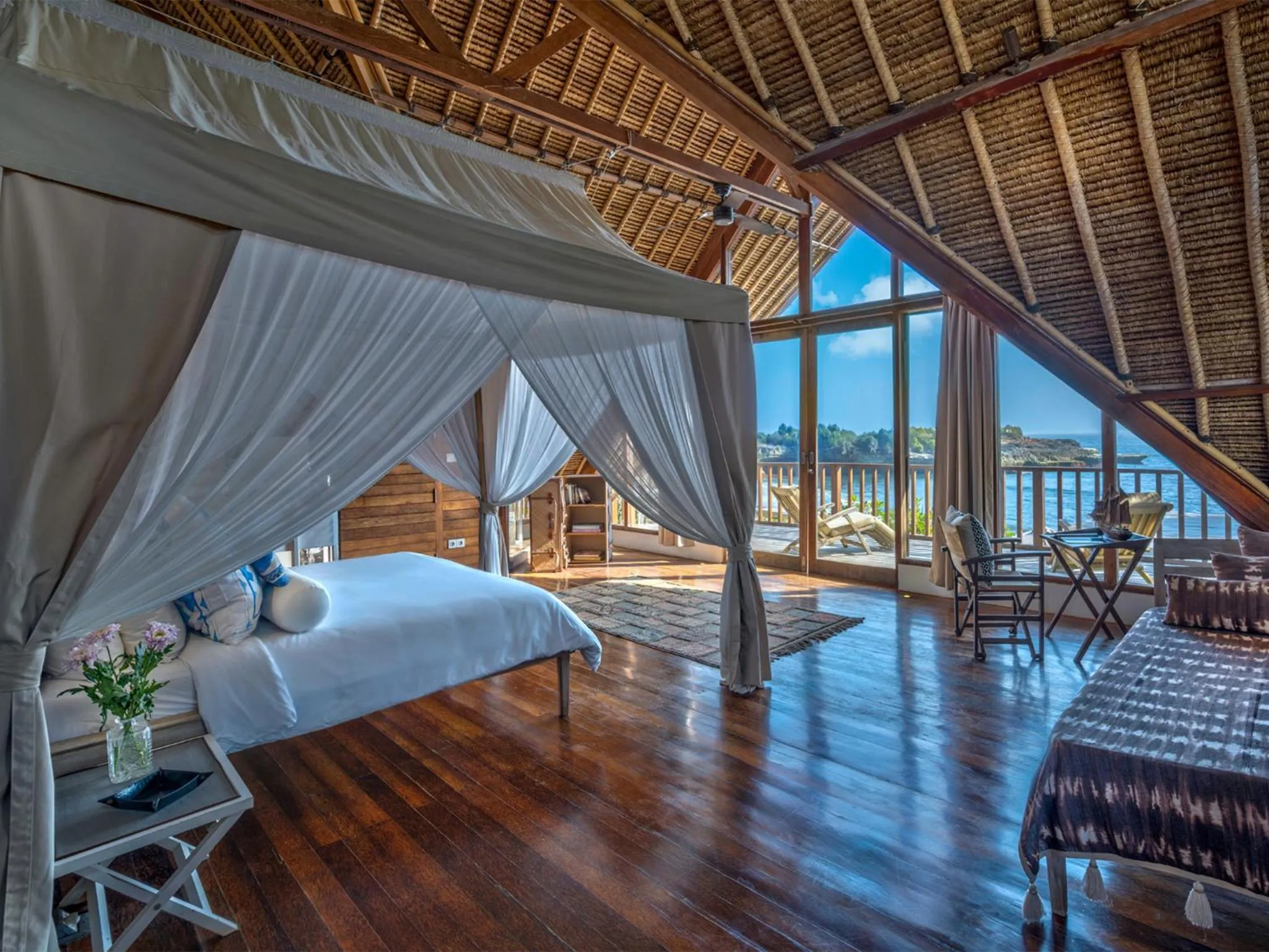 Bed in Villa Voyage