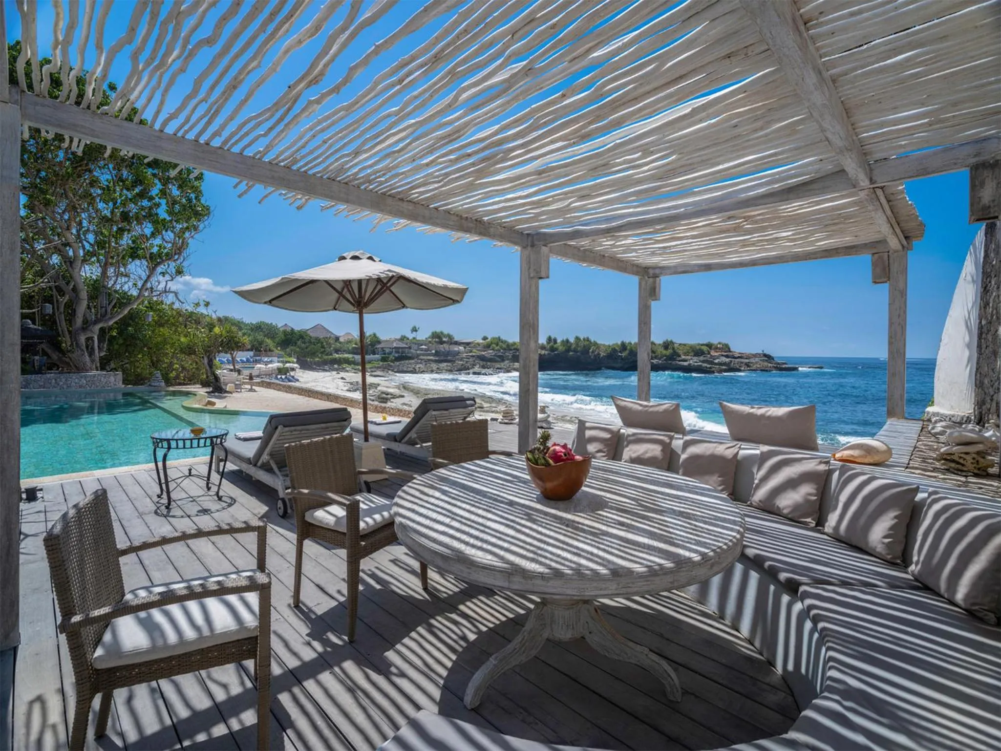 Patio in Villa Voyage