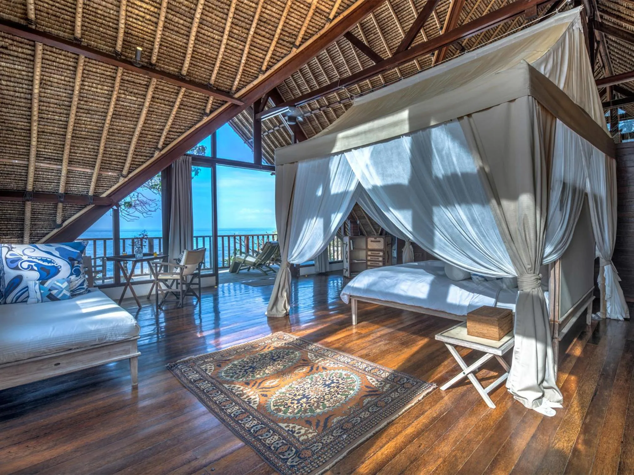 Bed in Villa Voyage