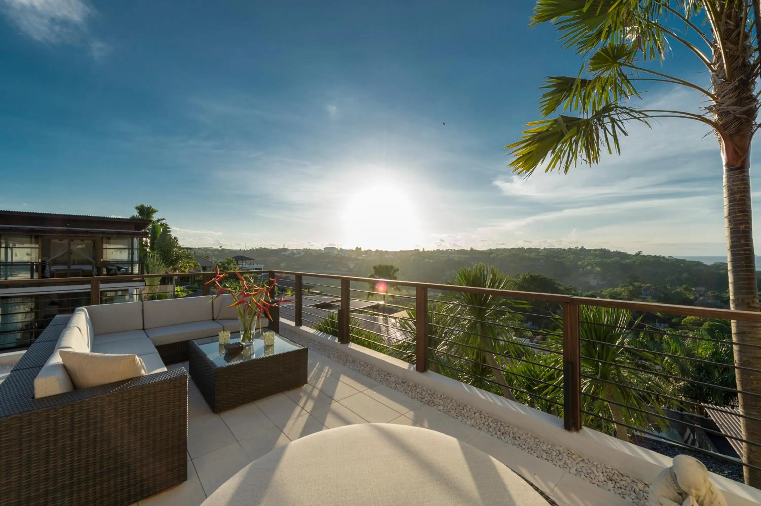 Sunset in Villa Jamalu by Nakula