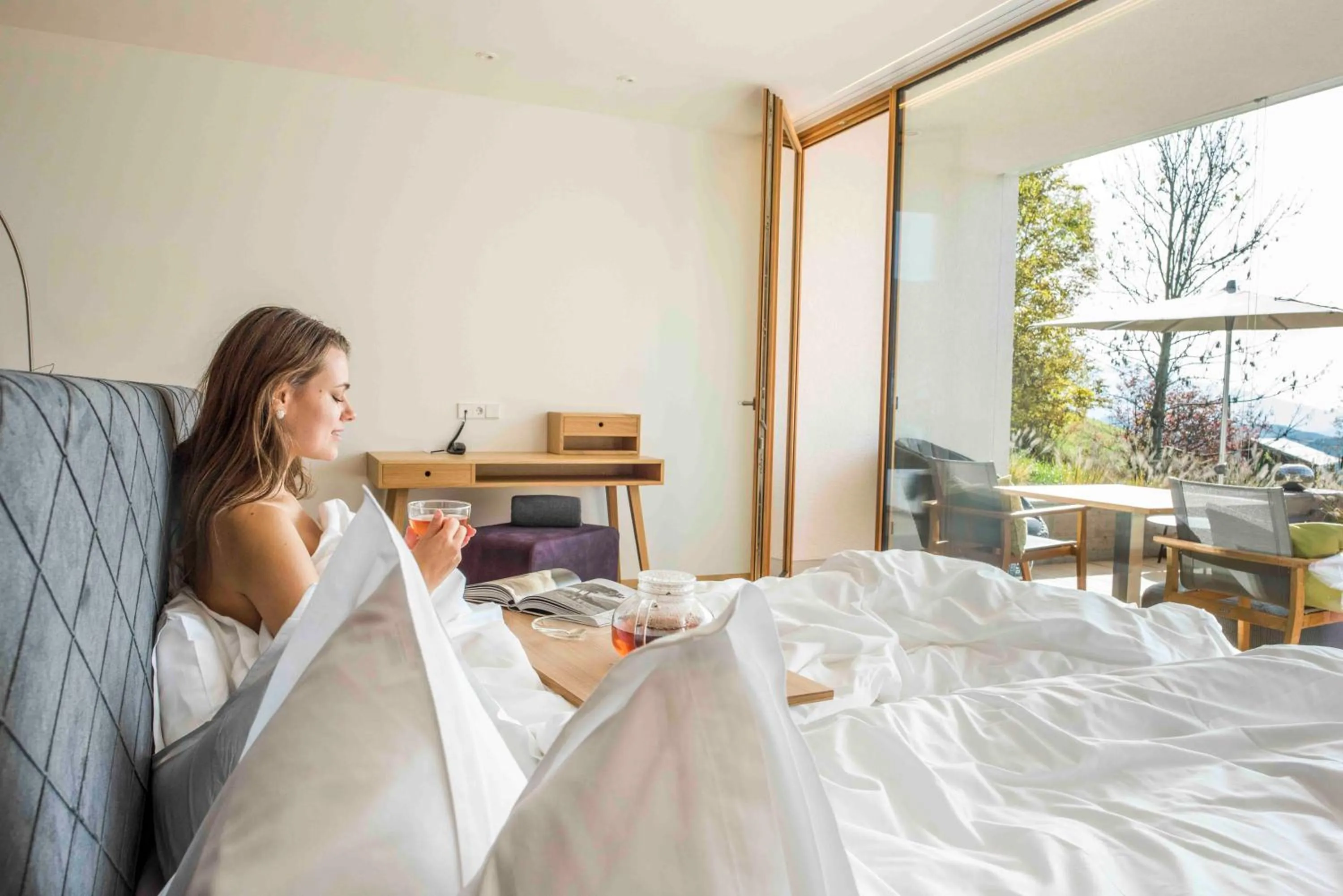 Bed in Villa Grüntaler by Hotel Schönblick