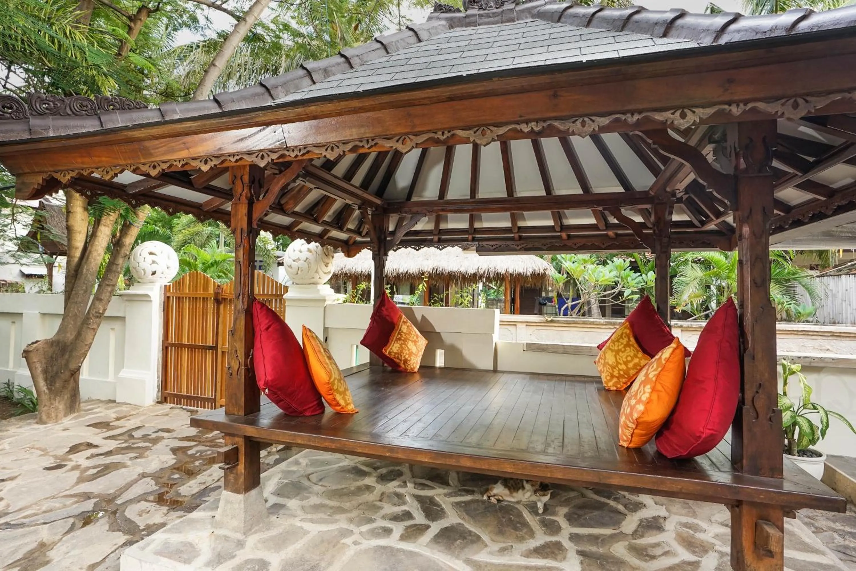 Patio in Martas Hotel