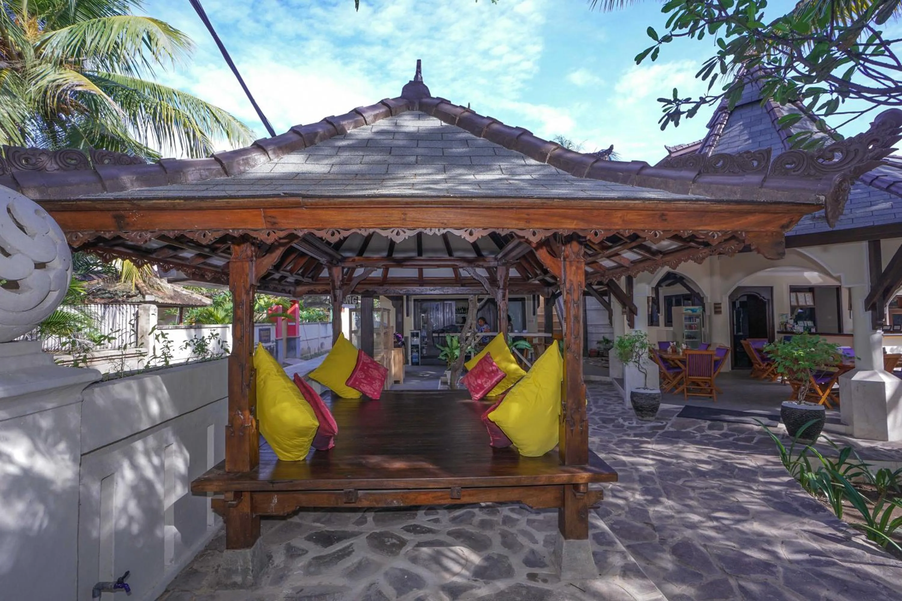 Patio in Martas Hotel