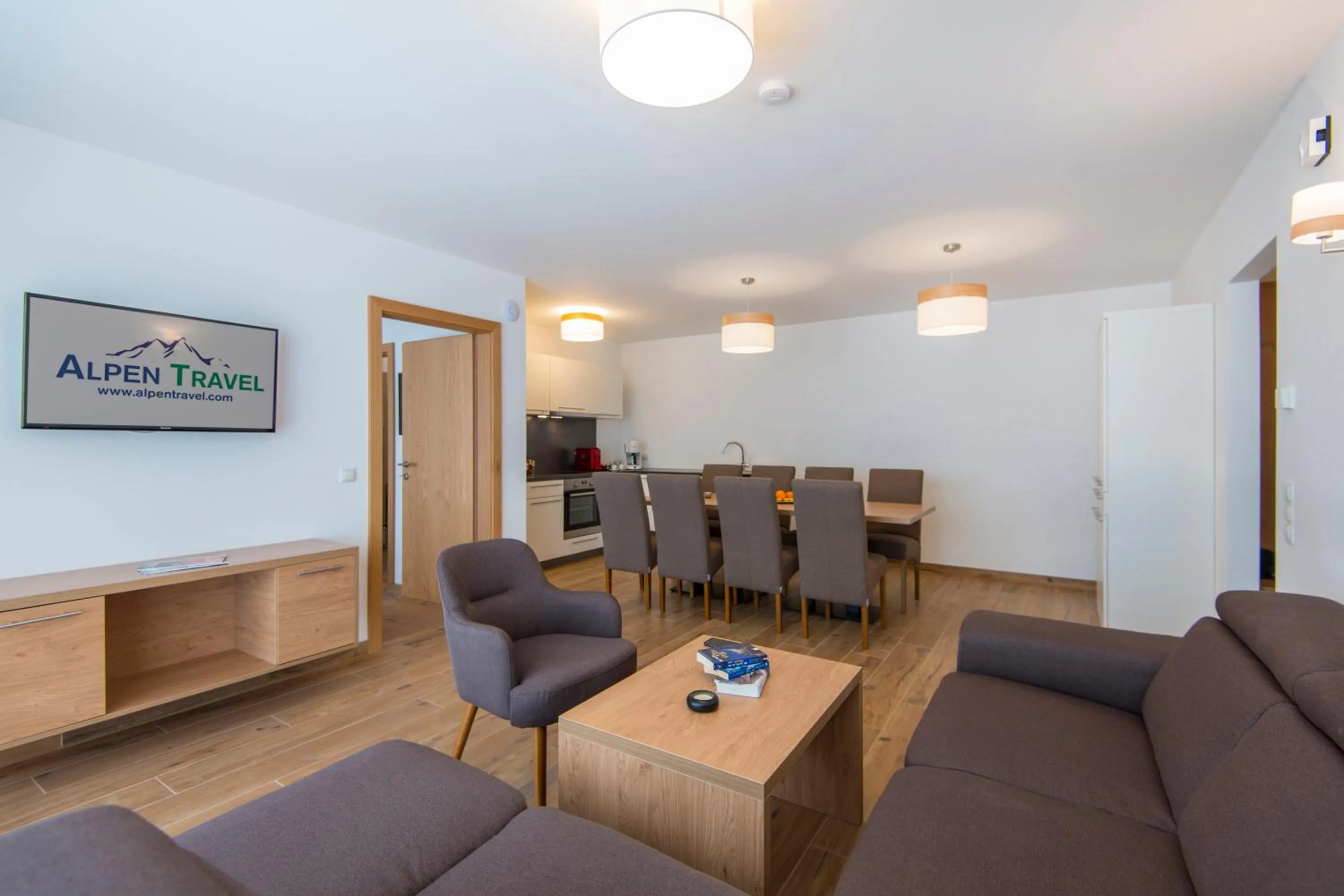 Living room in Apartment Dorf Wagrain Alpenleben by AlpenTravel