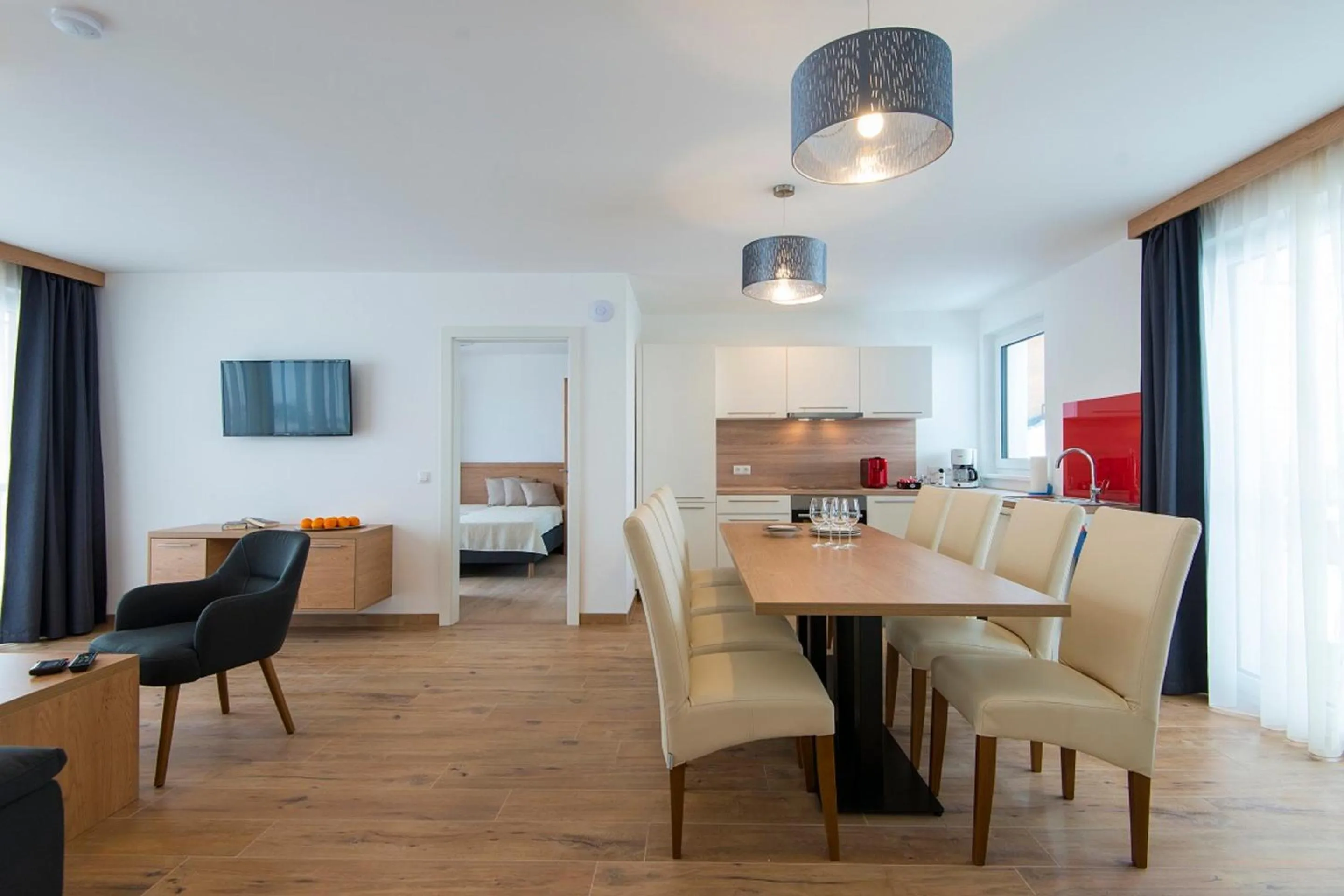 Dining area in Apartment Dorf Wagrain Alpenleben by AlpenTravel