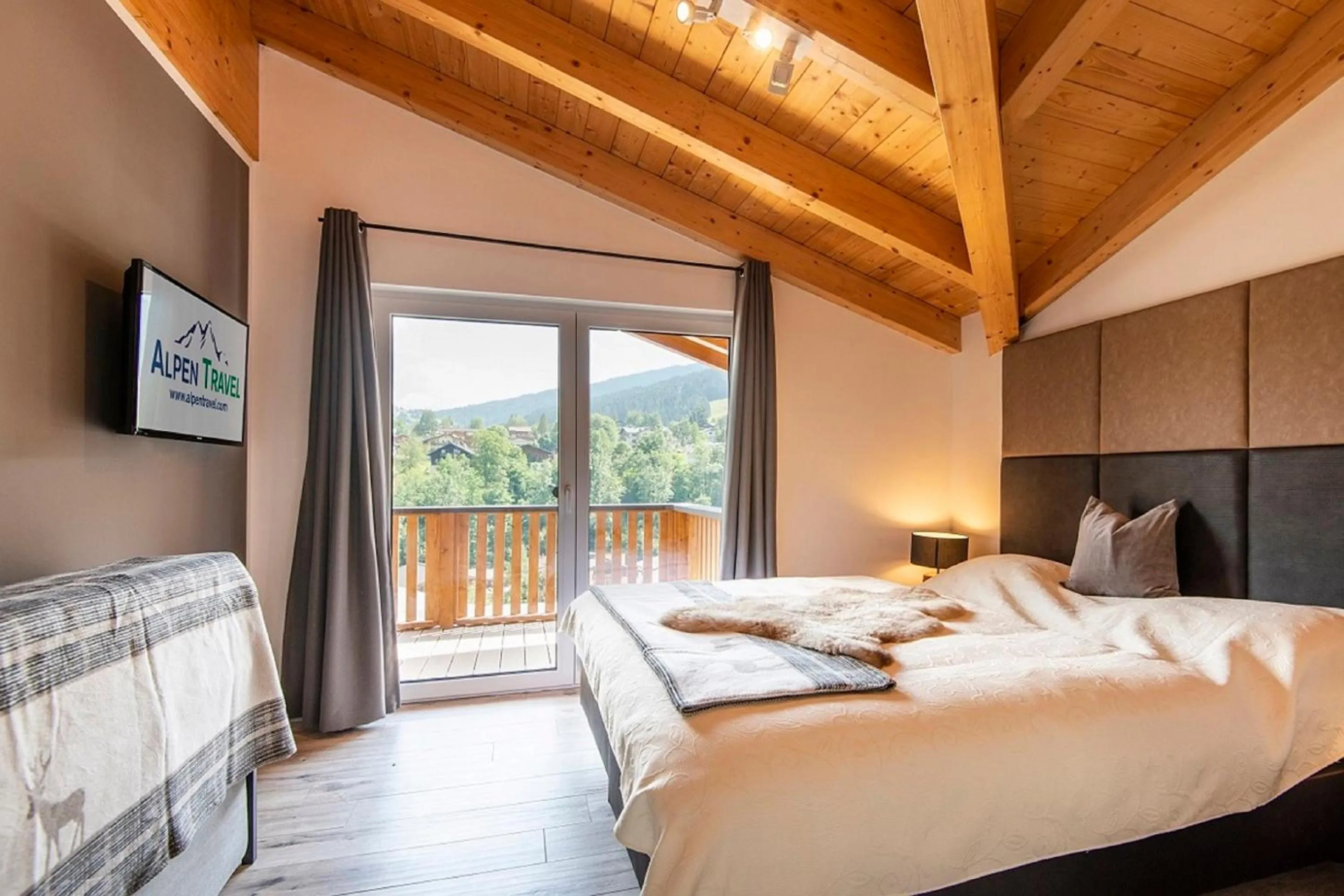 Bedroom, Bed in Apartment Dorf Wagrain Alpenleben by AlpenTravel