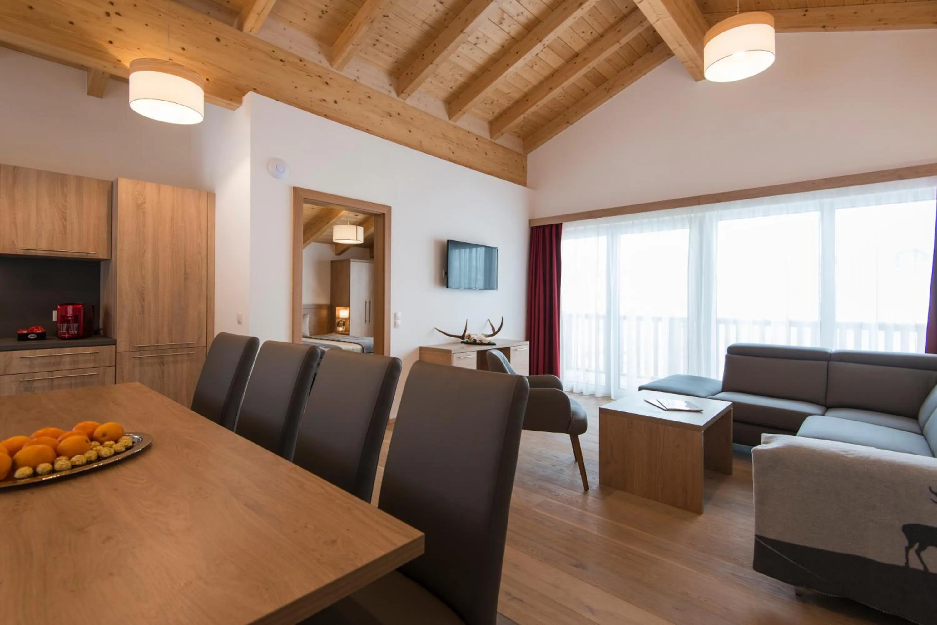 Living room in Apartment Dorf Wagrain Alpenleben by AlpenTravel