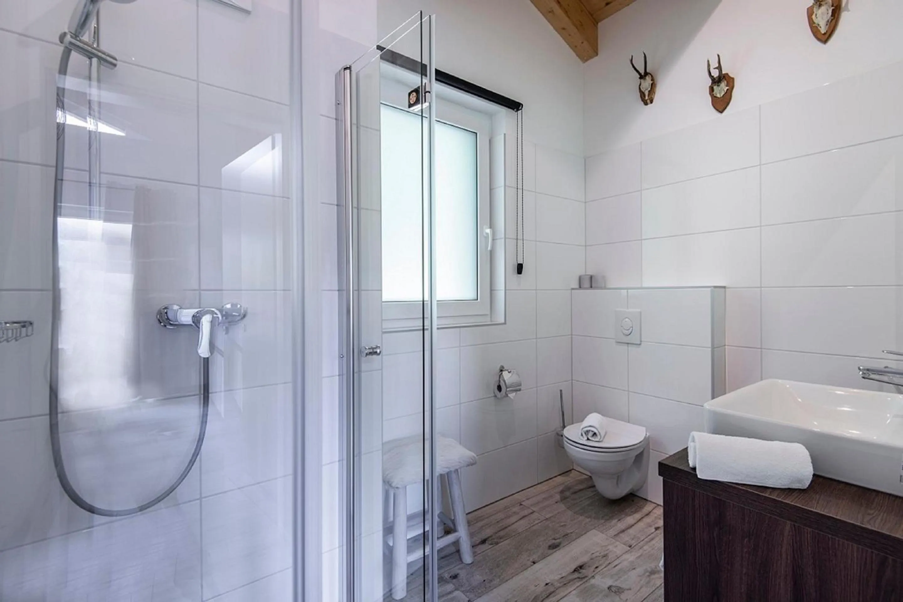 Bathroom in Apartment Dorf Wagrain Alpenleben by AlpenTravel