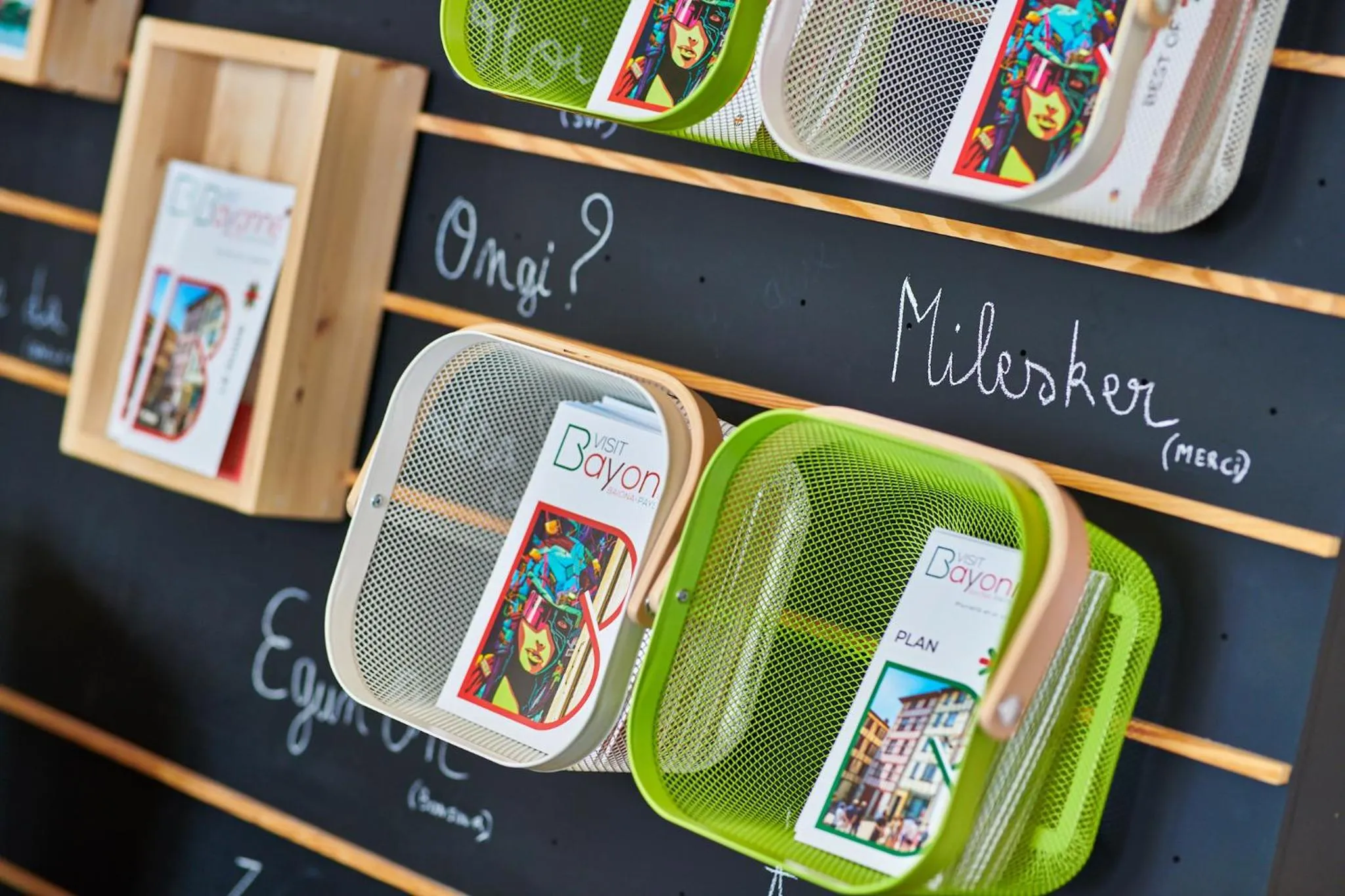 Decorative detail in ibis Styles Bayonne