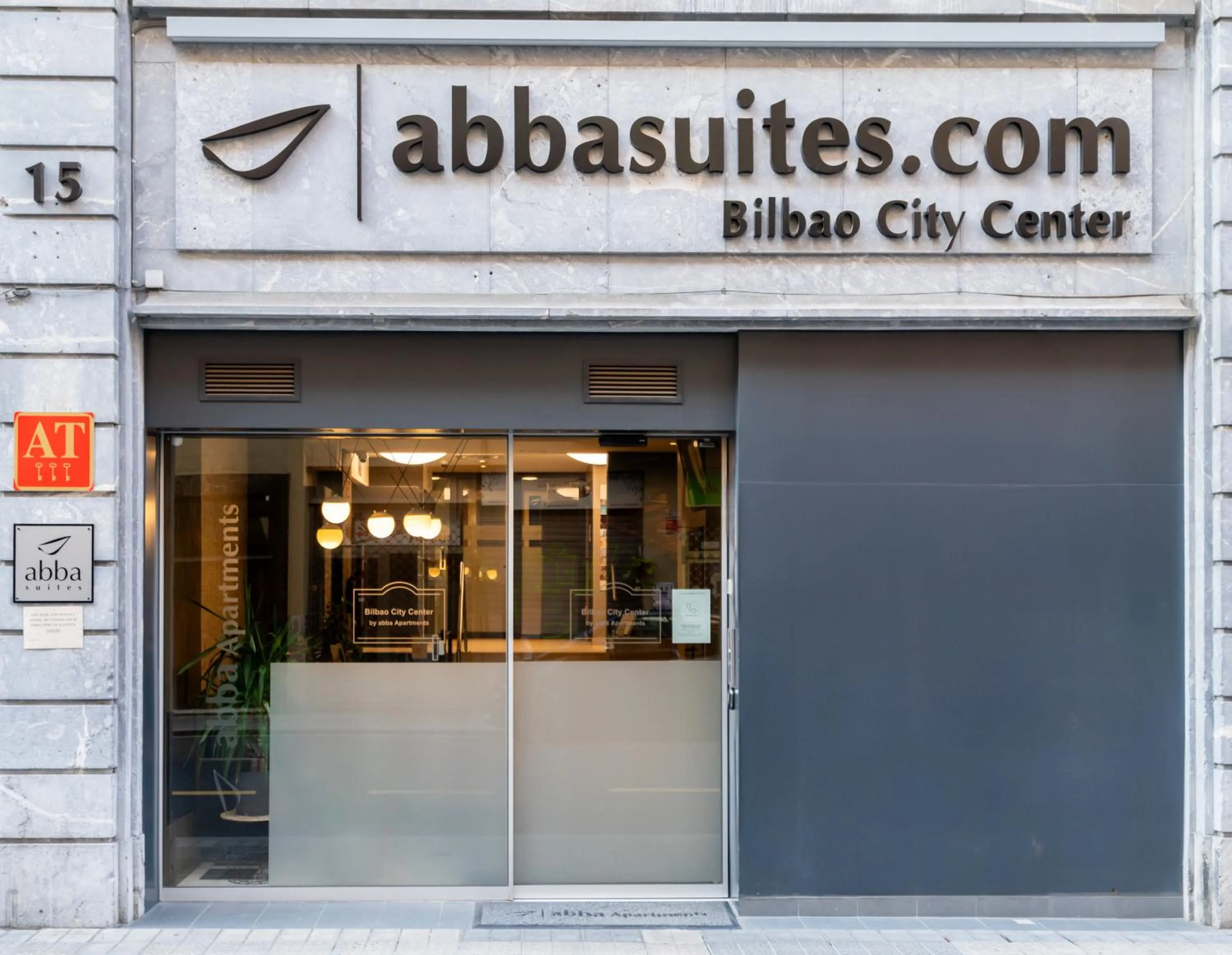 Facade/entrance in Bilbao City Center by abba Suites
