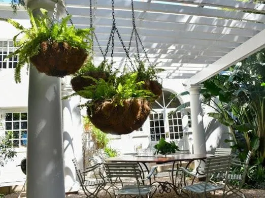 Patio in The Great Gatsby Houghton