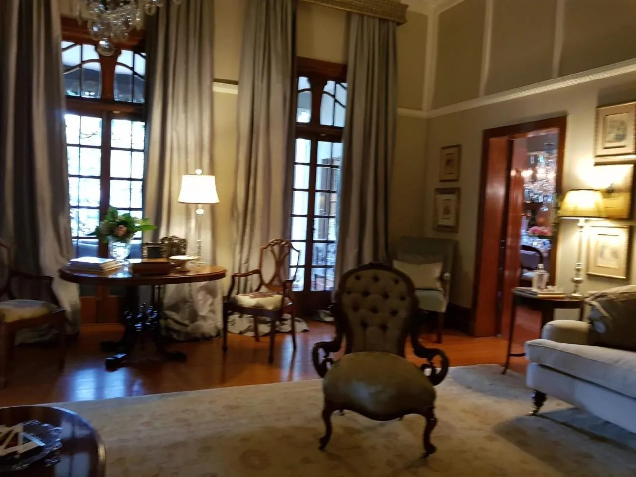 Living room in The Great Gatsby Houghton