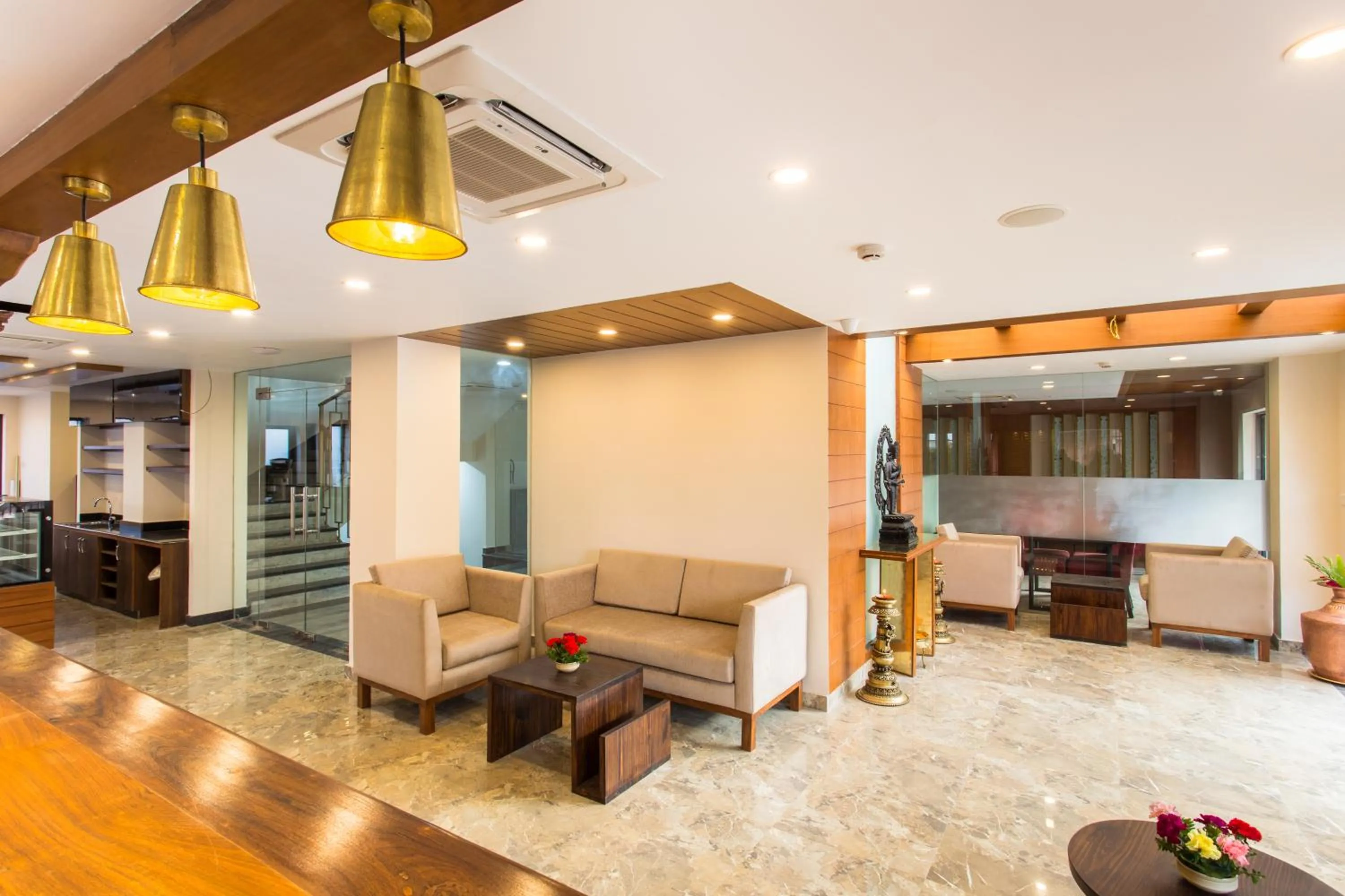 Lobby or reception in Hotel Kutumba
