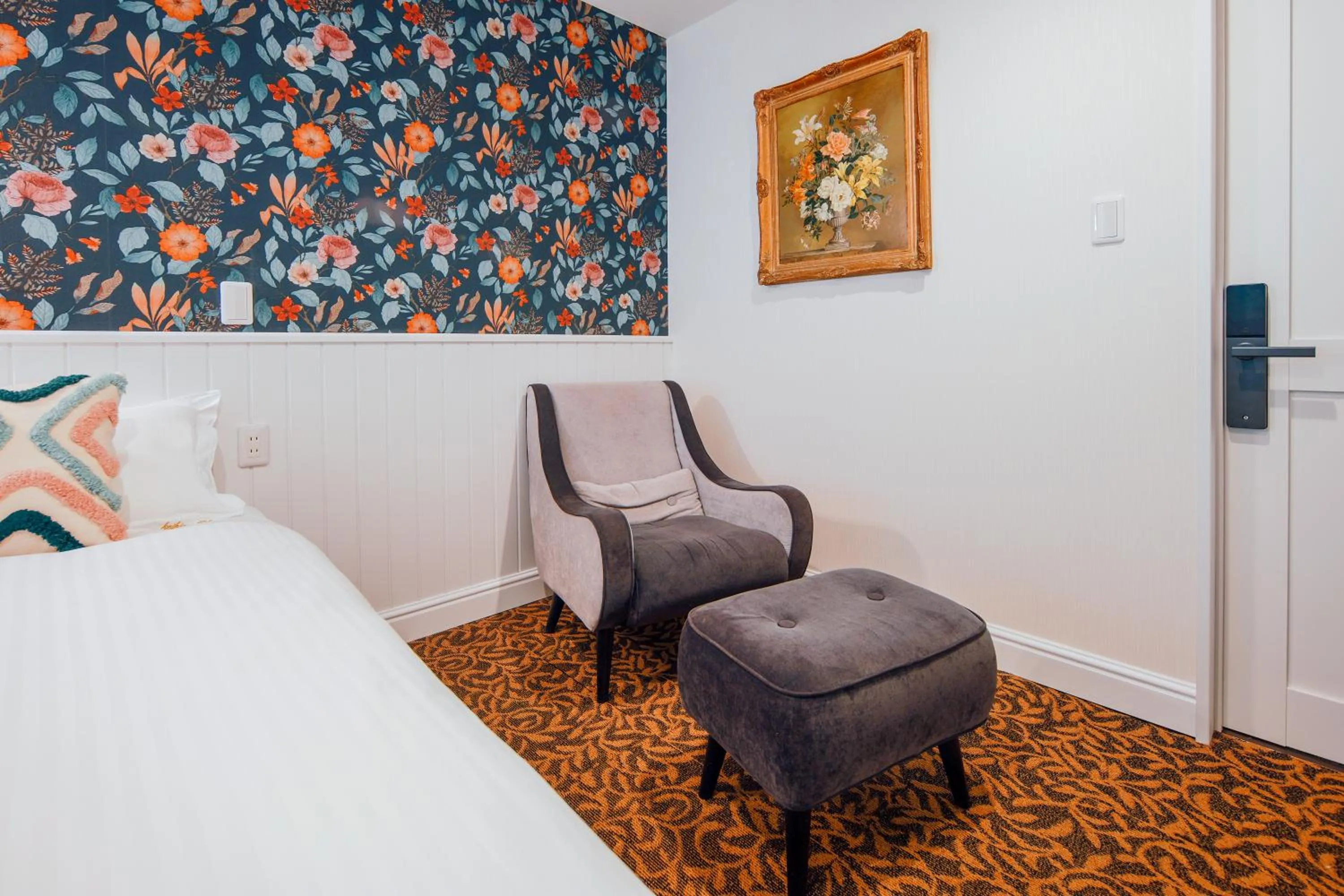 Bed in Hotel Wellies