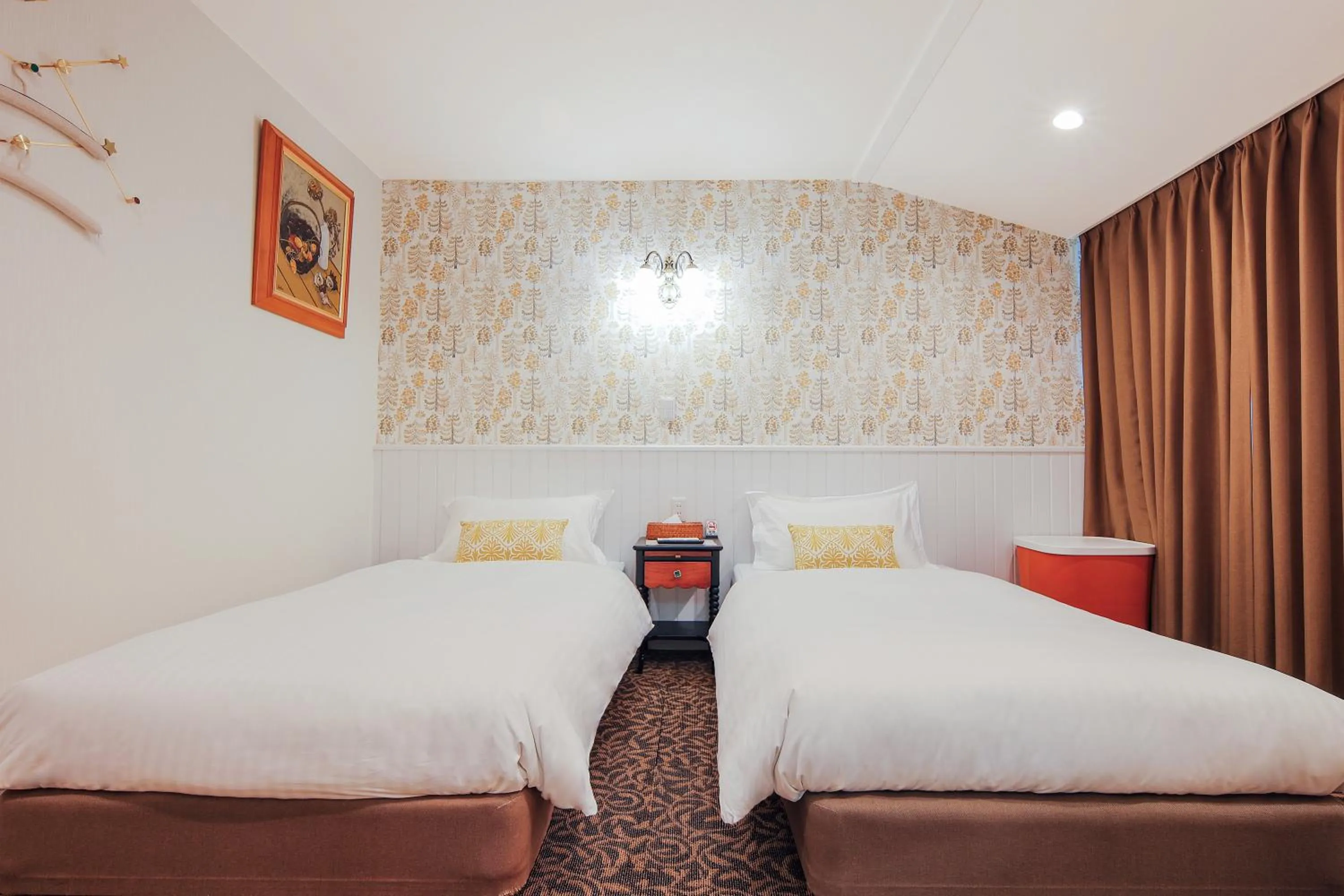 Bed in Hotel Wellies