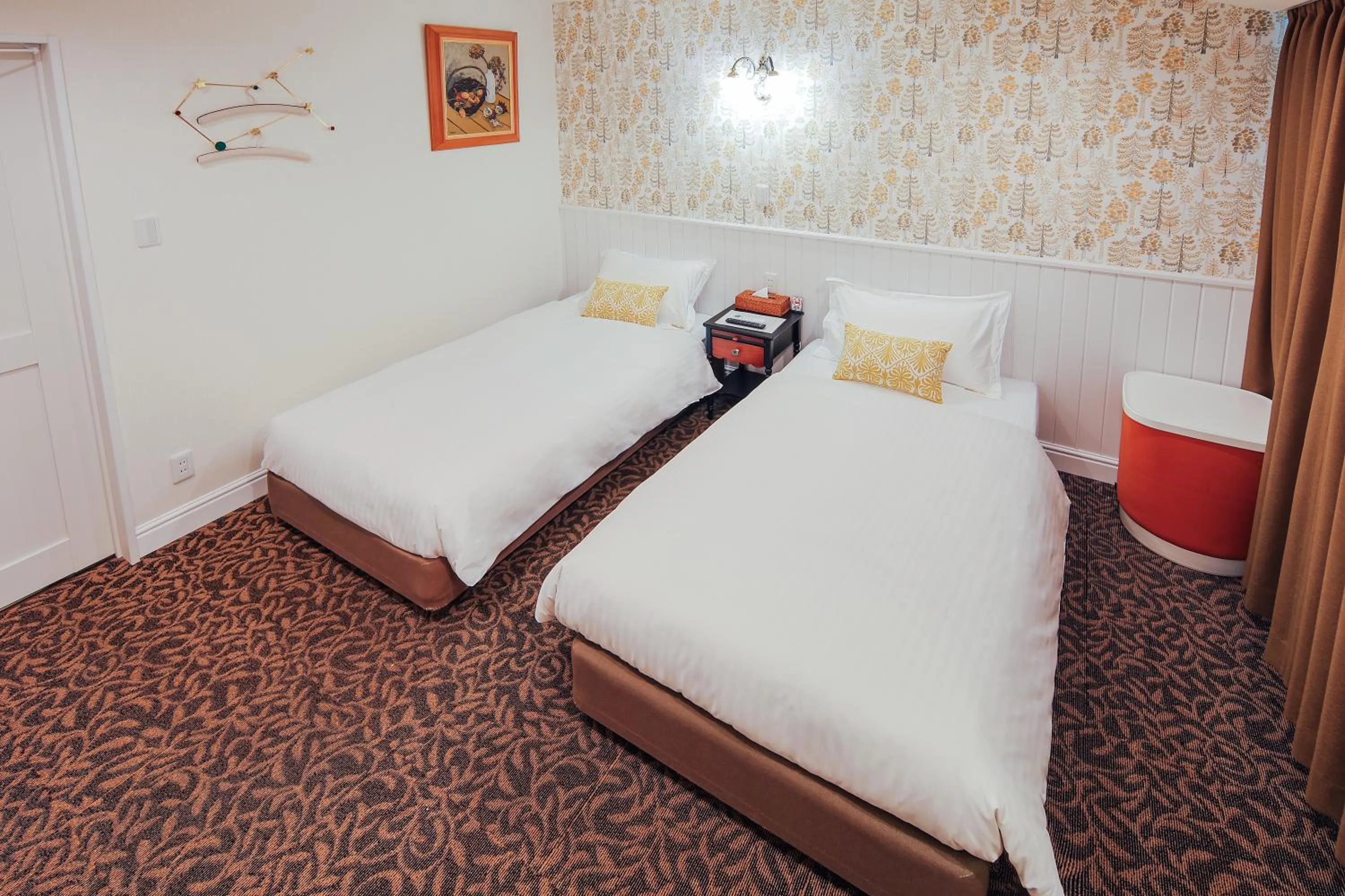 Bed in Hotel Wellies