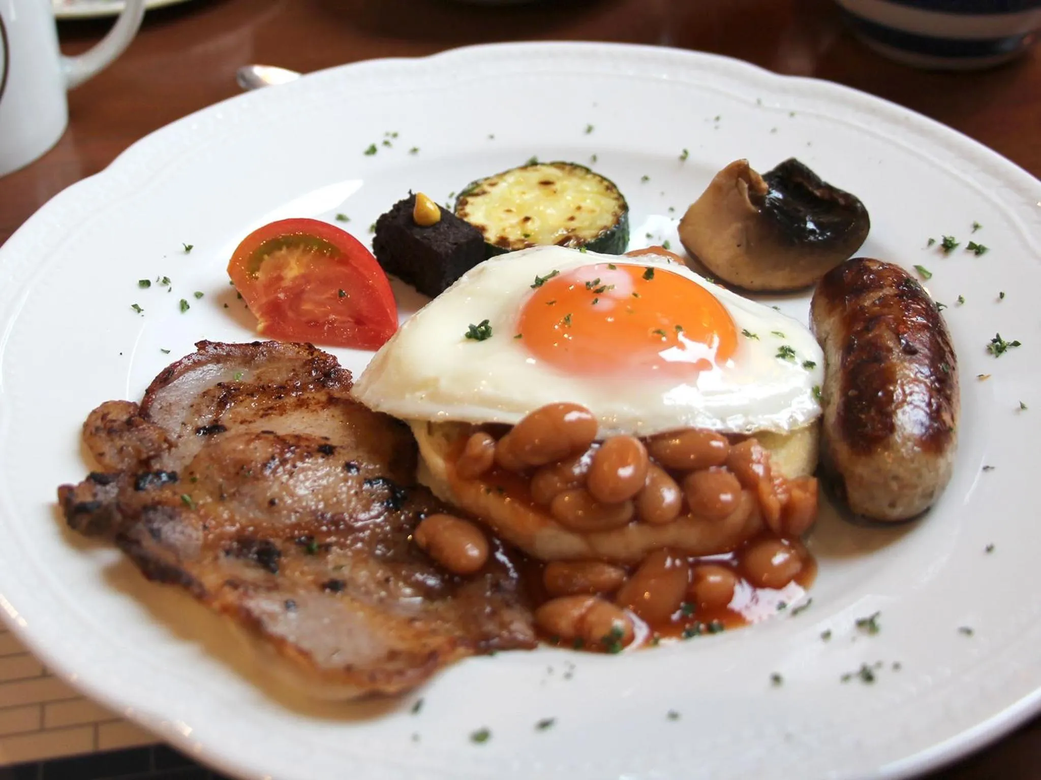 English/Irish breakfast in Hotel Wellies