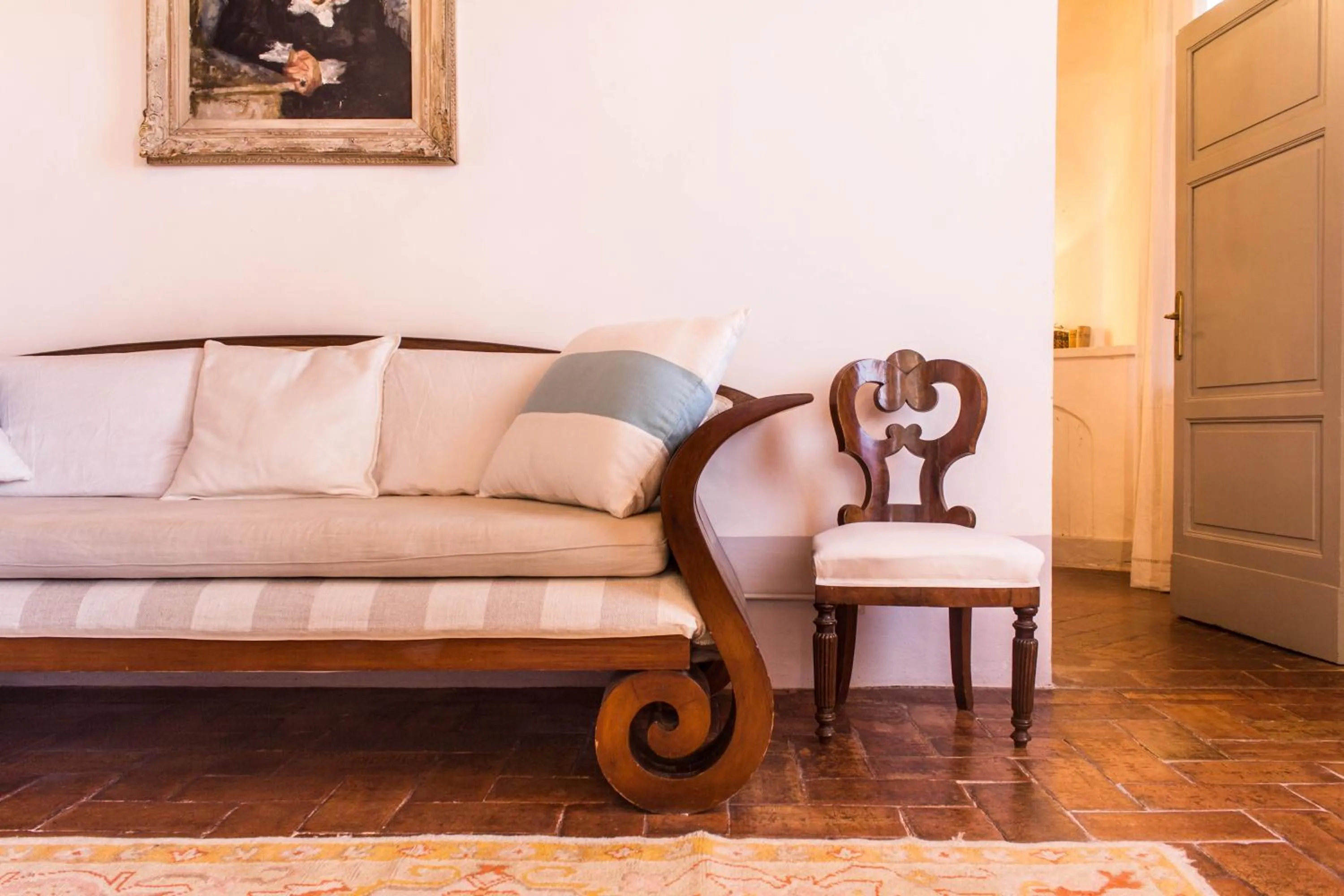 Seating area in Castello di San Fabiano