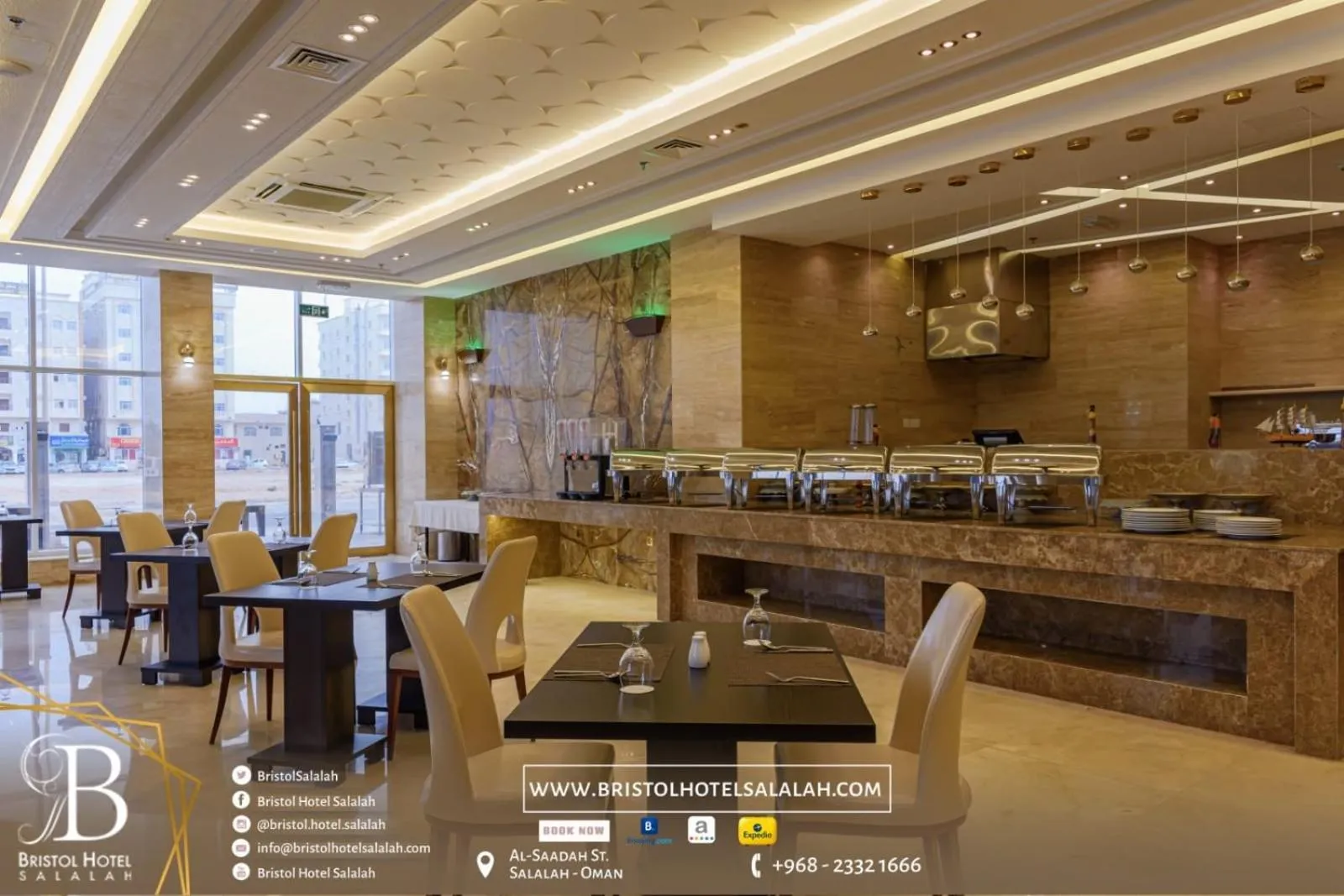 Restaurant/places to eat in Bristol Hotel Salalah