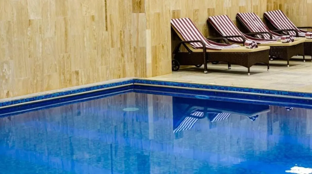 Pool view in Bristol Hotel Salalah