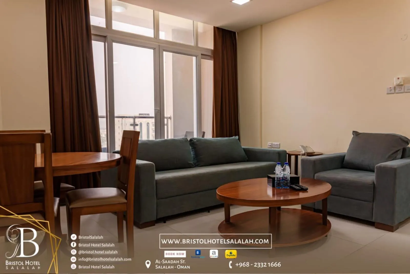 Dining area in Bristol Hotel Salalah