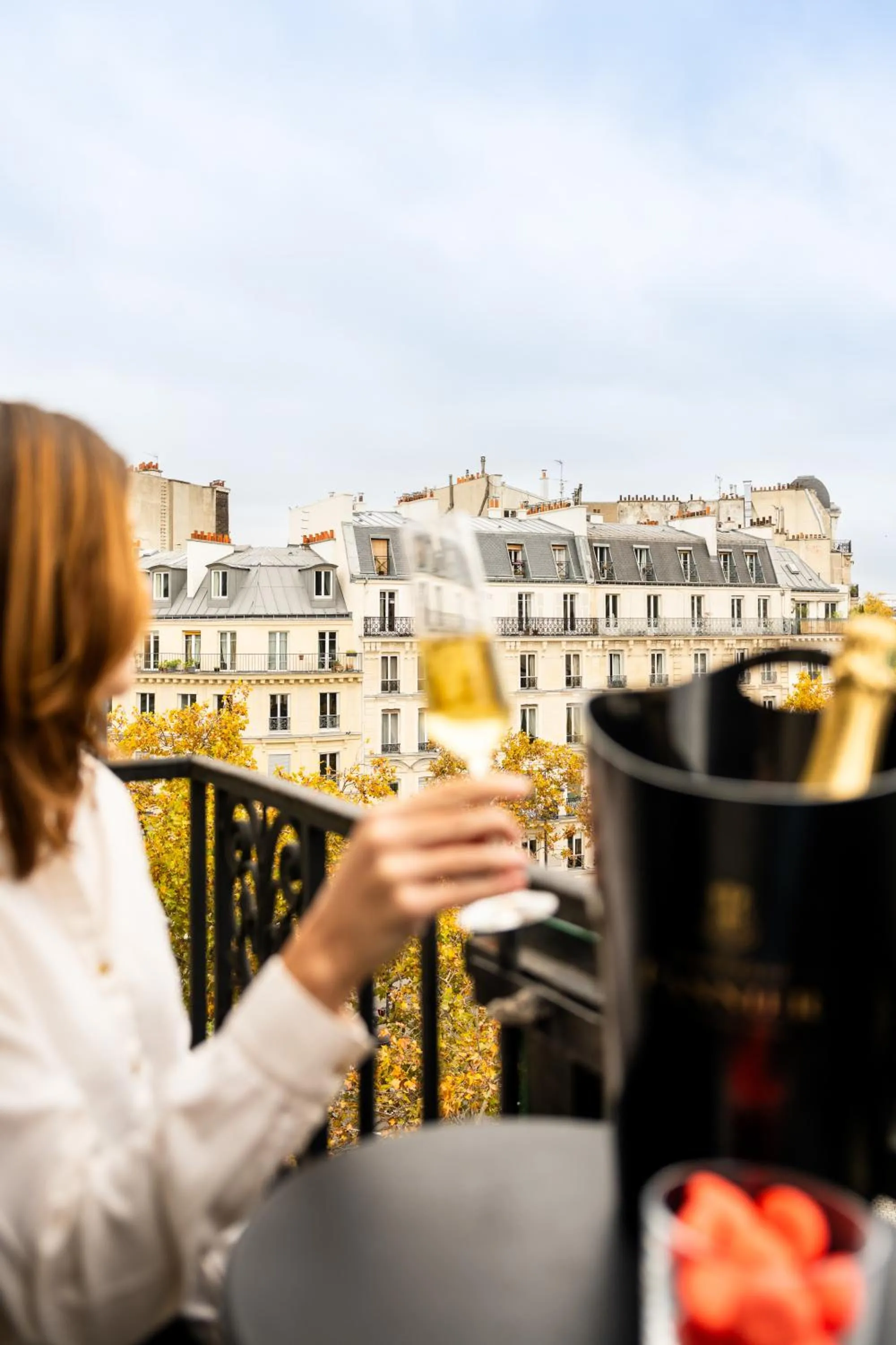 Balcony/Terrace in Hôtel Edouard 6 by Malone