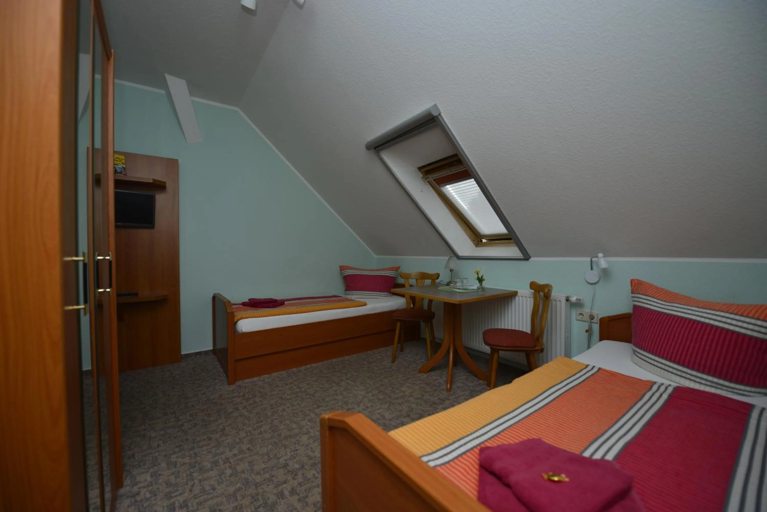 Photo of the whole room, Bed in Christel's Pension