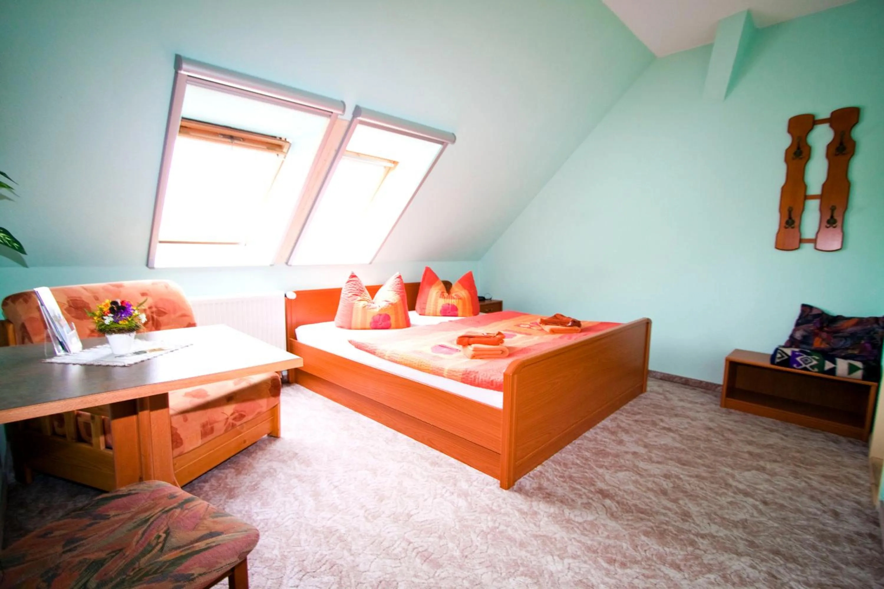 Photo of the whole room, Bed in Christel's Pension