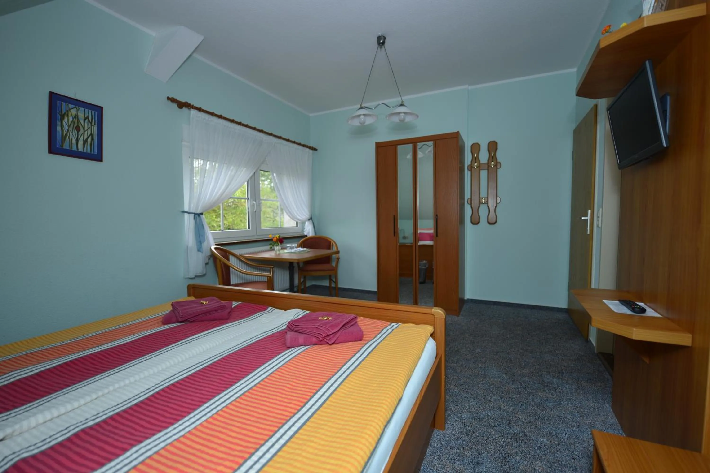 Photo of the whole room, Bed in Christel's Pension