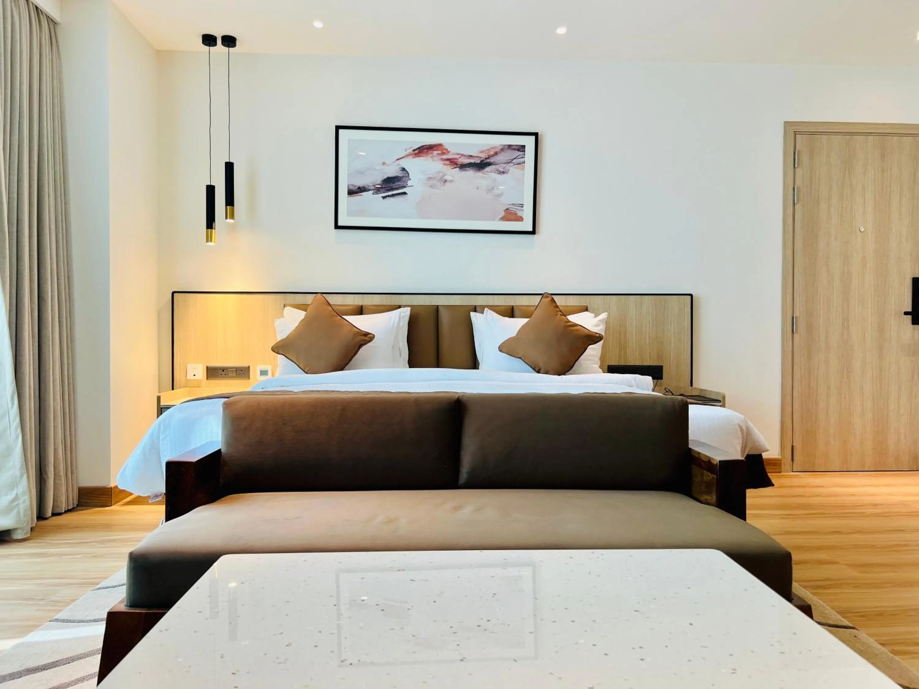 Bedroom, Bed in Hyphen Business Hotel