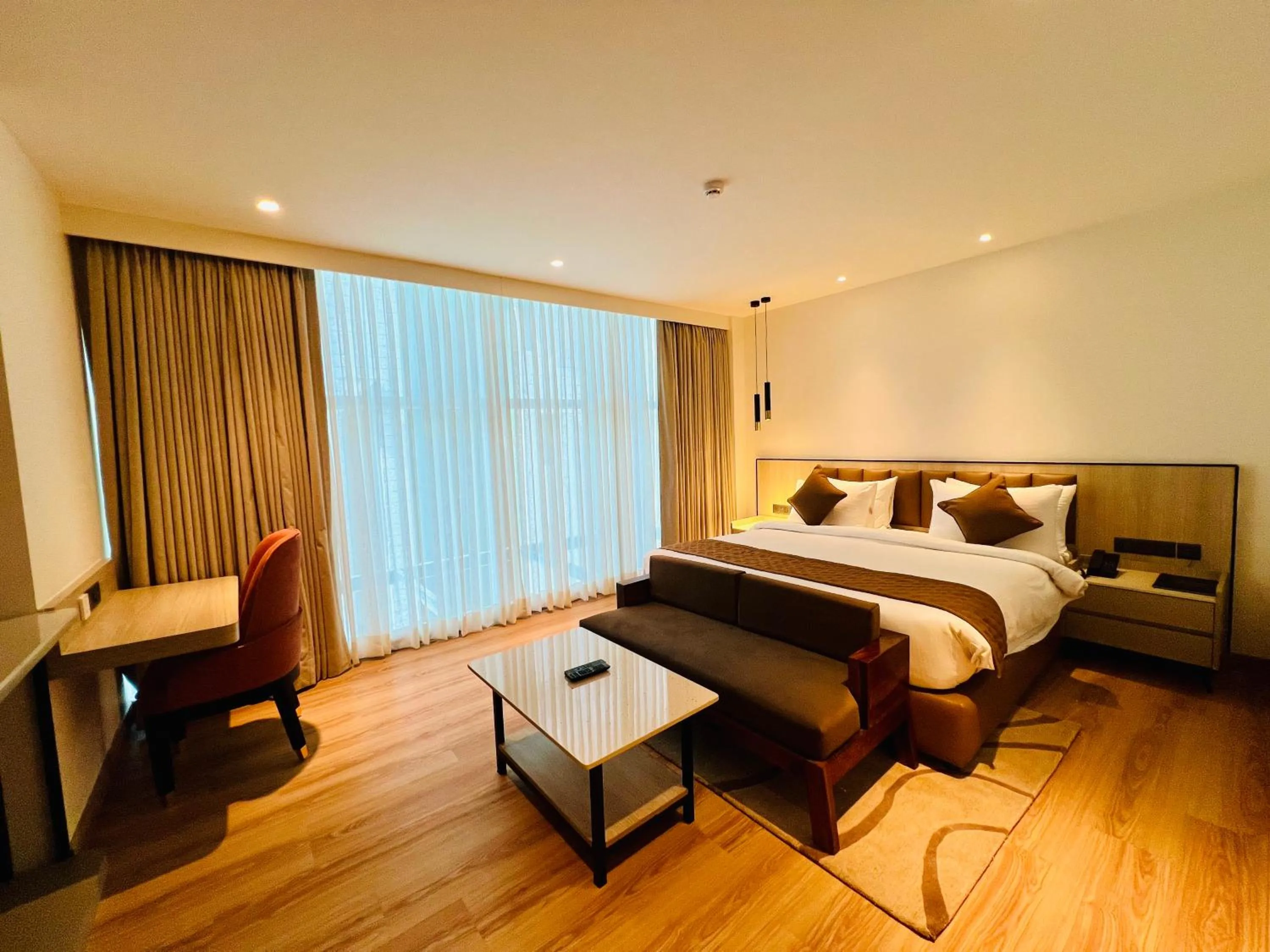 Bedroom, Bed in Hyphen Business Hotel