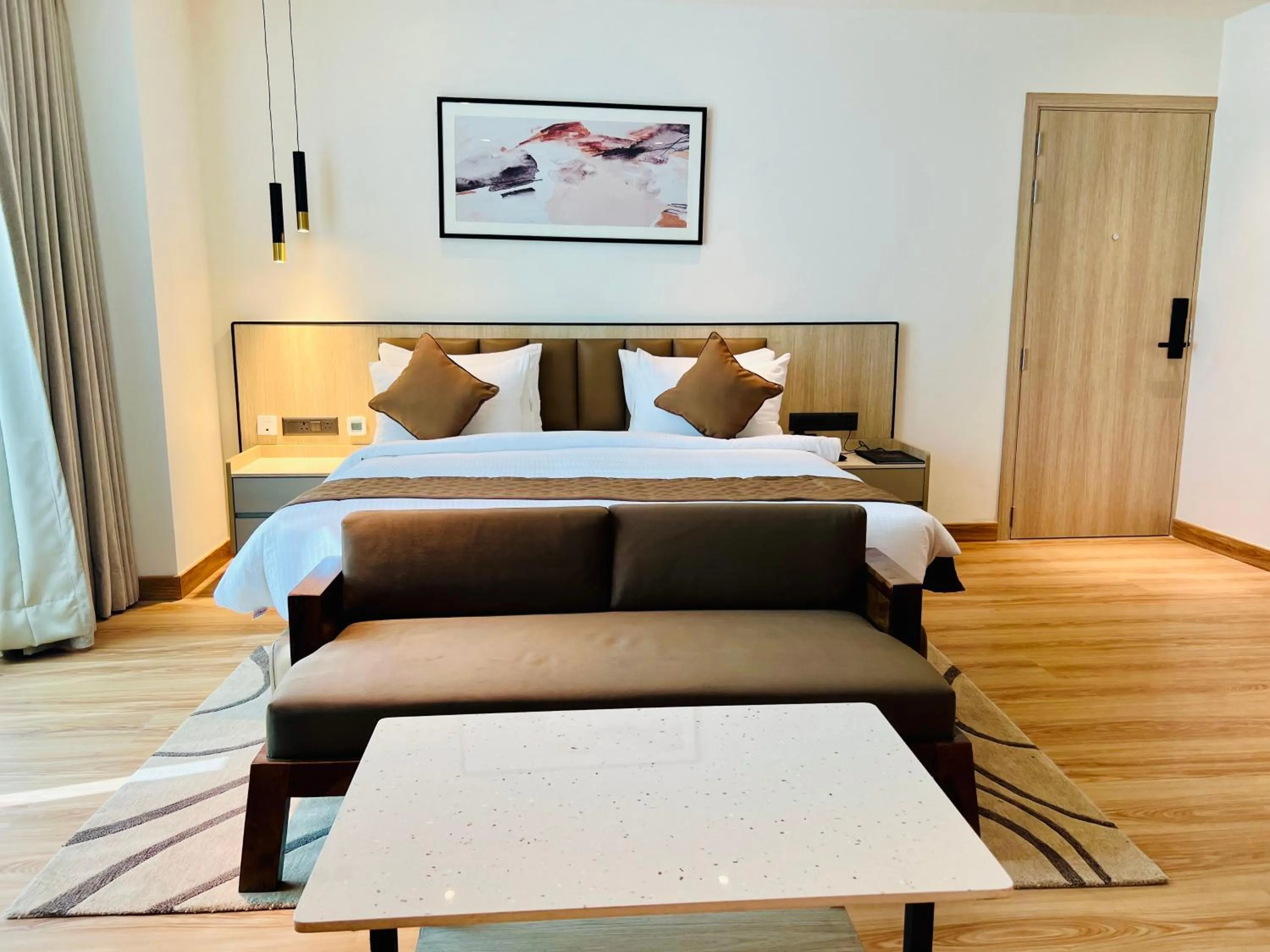 Bedroom, Bed in Hyphen Business Hotel