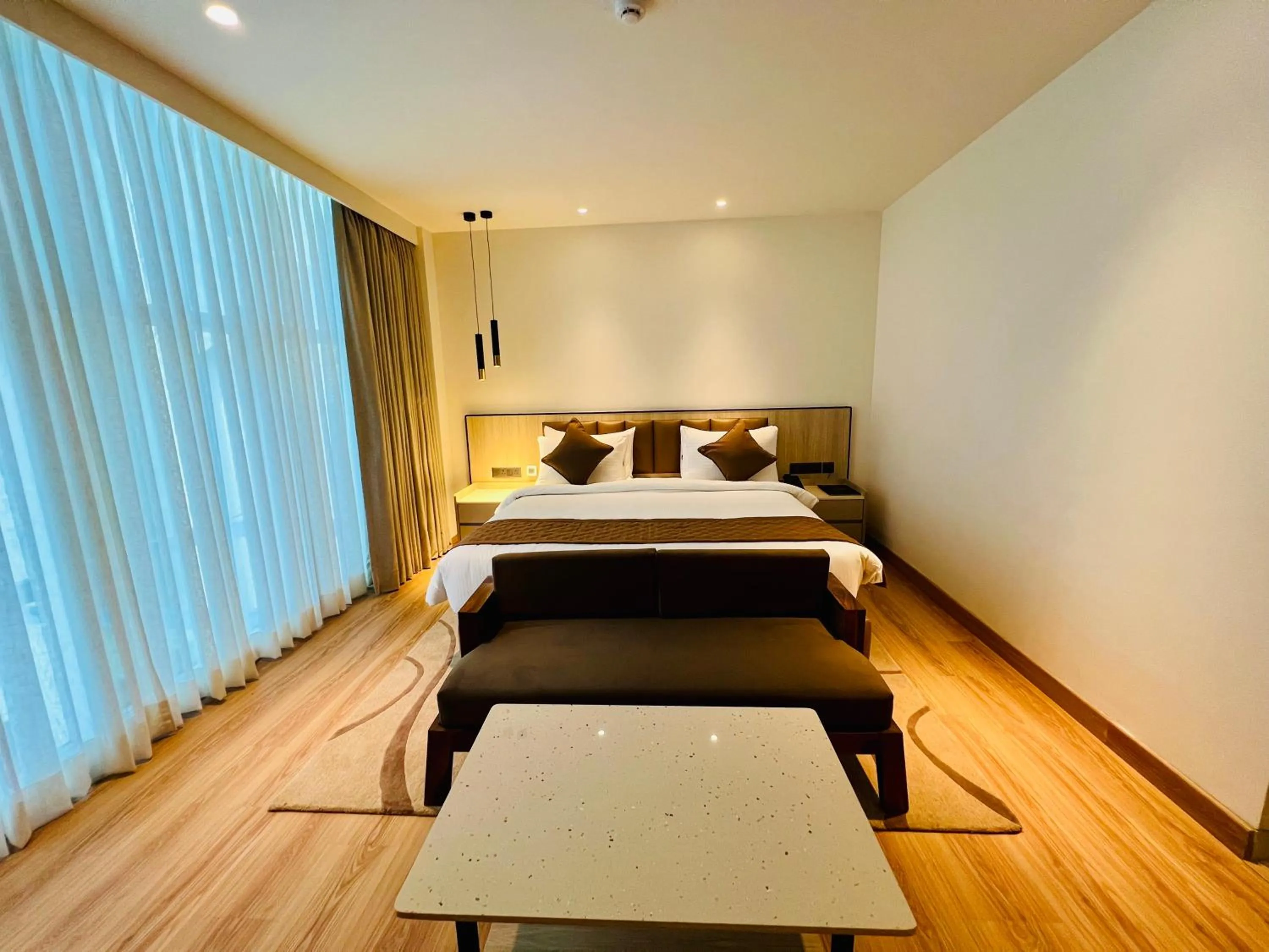 Bedroom, Bed in Hyphen Business Hotel