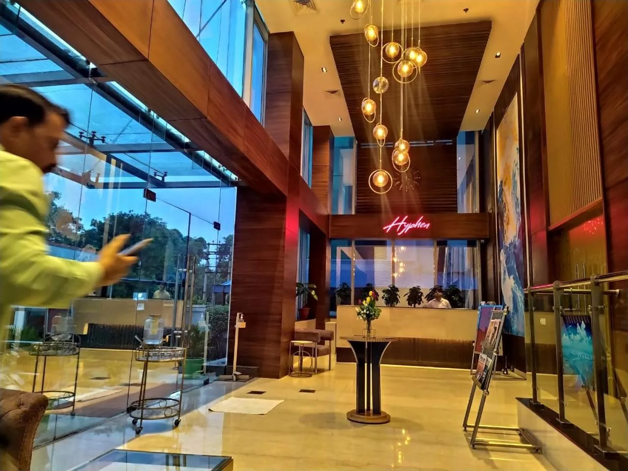Lobby or reception in Hyphen Business Hotel